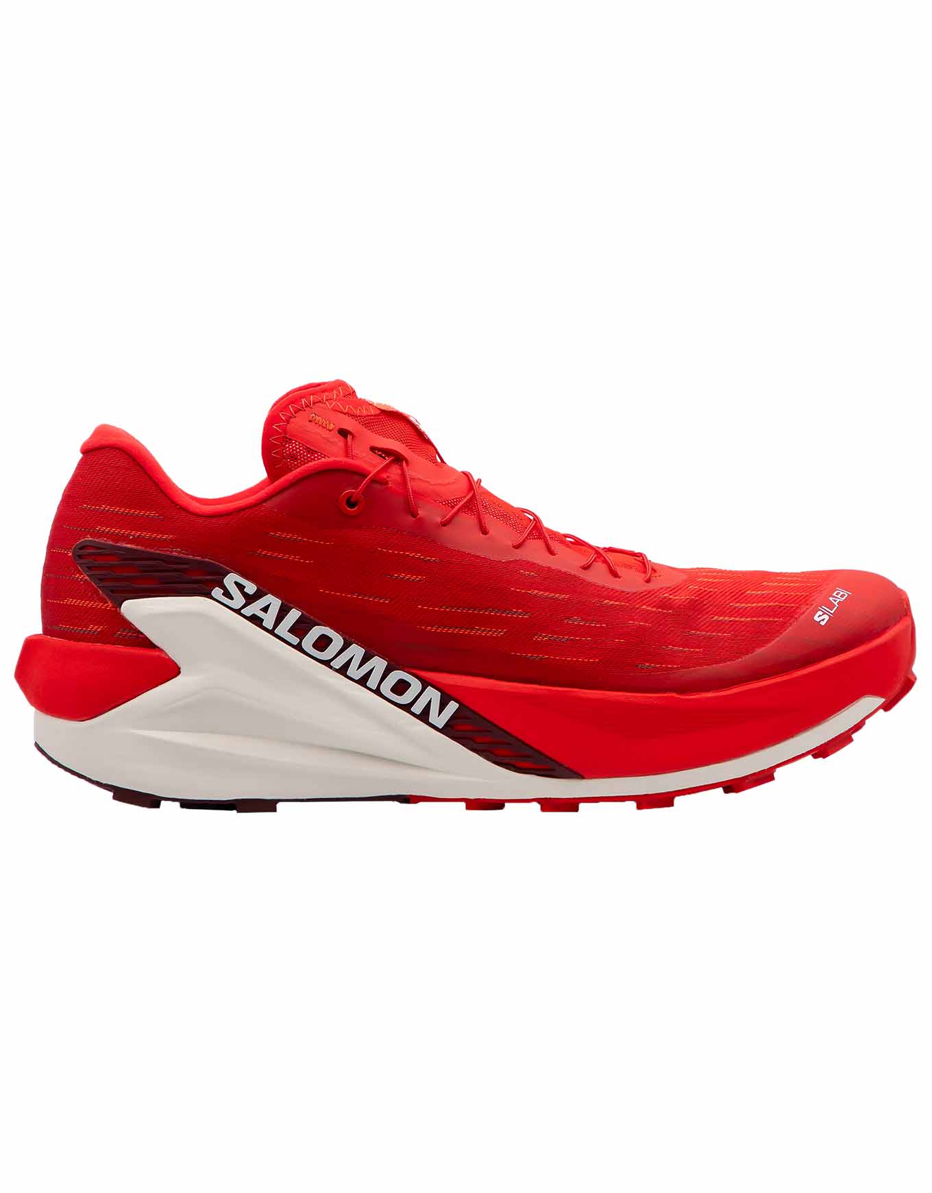 Chaussures de trail - S/Lab Pulsar 4 Fiery Red/Vanilla Ice - Taille 8 UK - Rouge