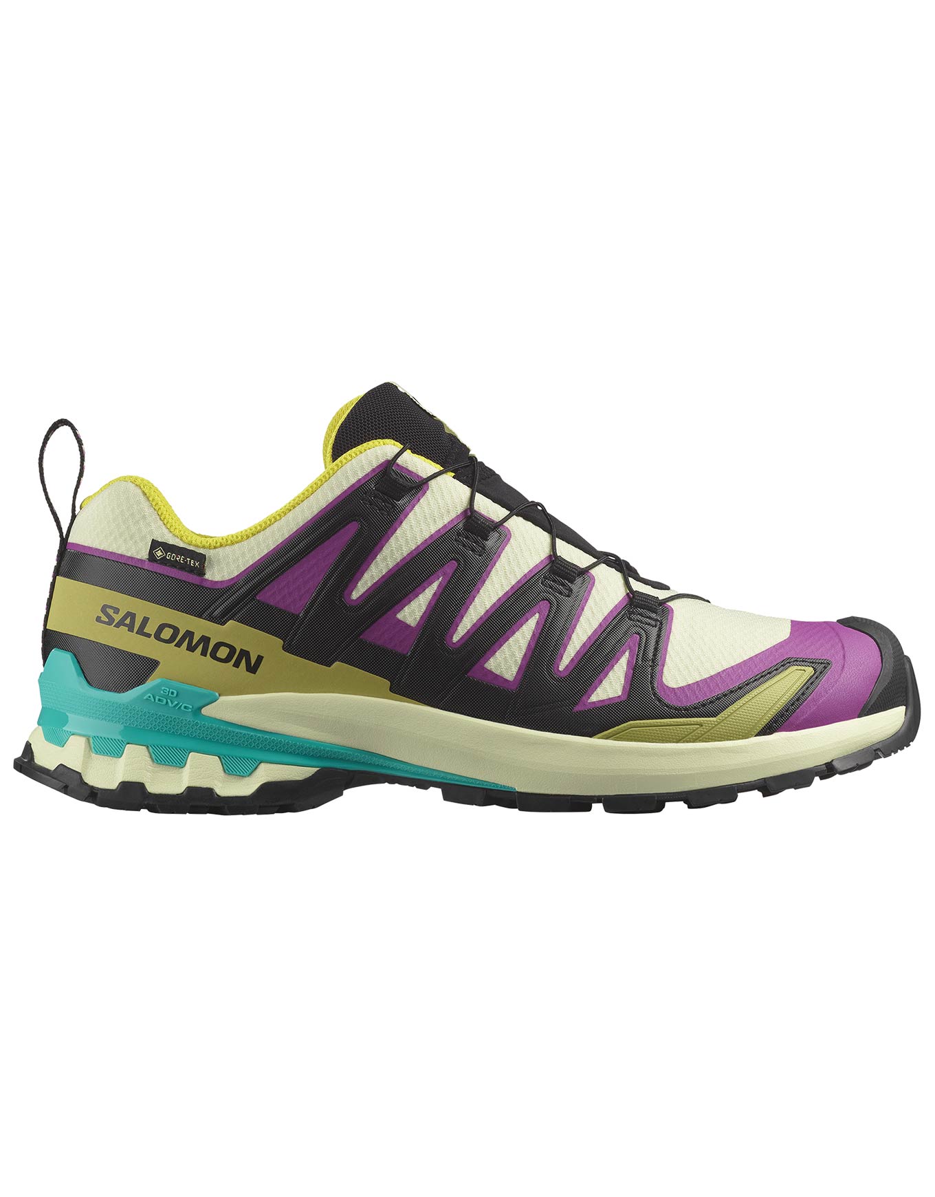 Chaussures de trail en GORE-TEX - XA Pro 3D V9 GTX M Transparent Yellow/Black - Taille 44 - Beige