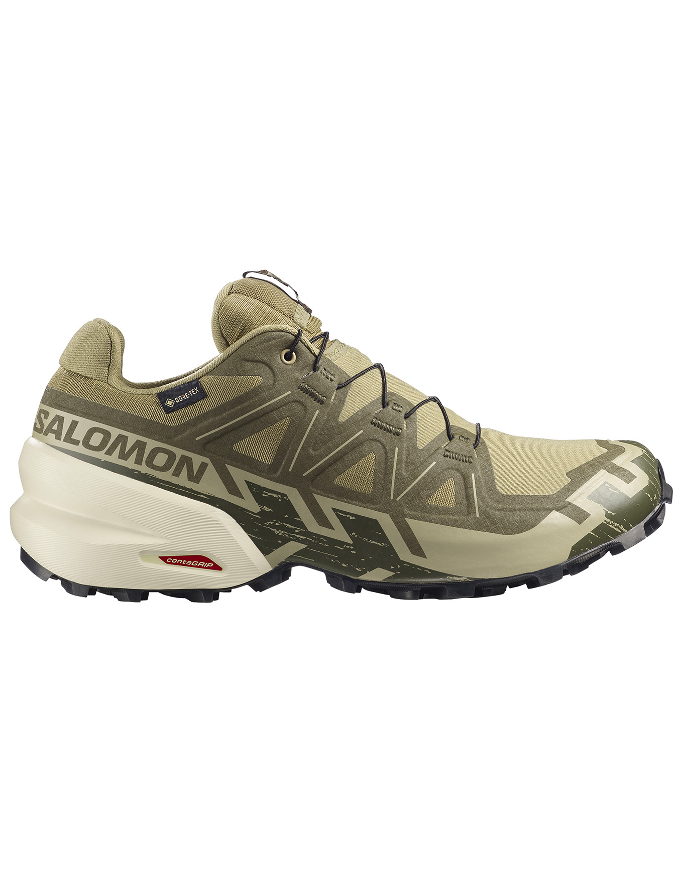 Chaussures de trail en GORE-TEX - Speedcross 6 GTX Aloe/Asparg/Grape - Taille 44 2/3 - Marron