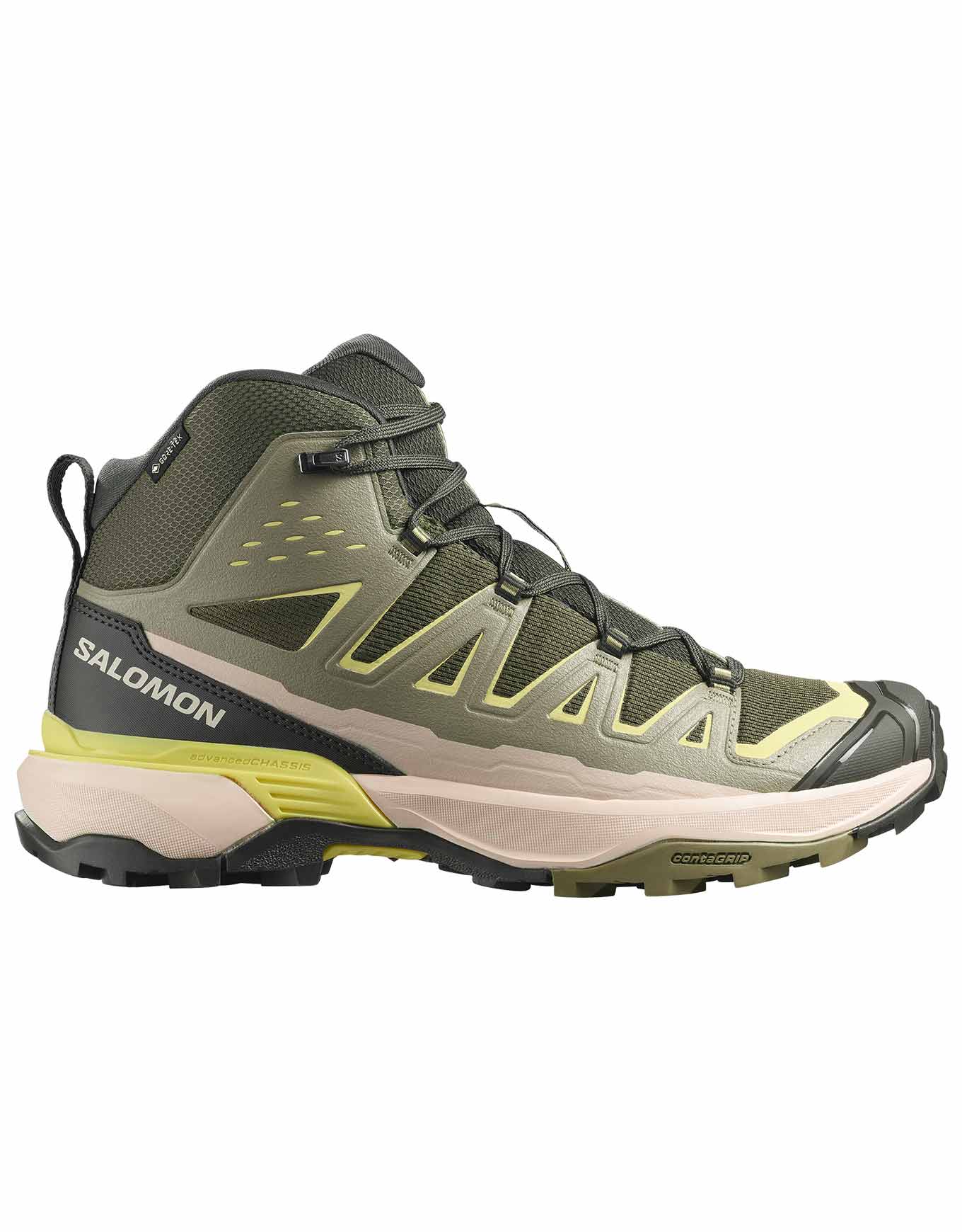 Chaussures de randonnée journée en GORE-TEX - X Ultra 360 Edge Mid GTX Olvnig/A - Taille 46 - Vert