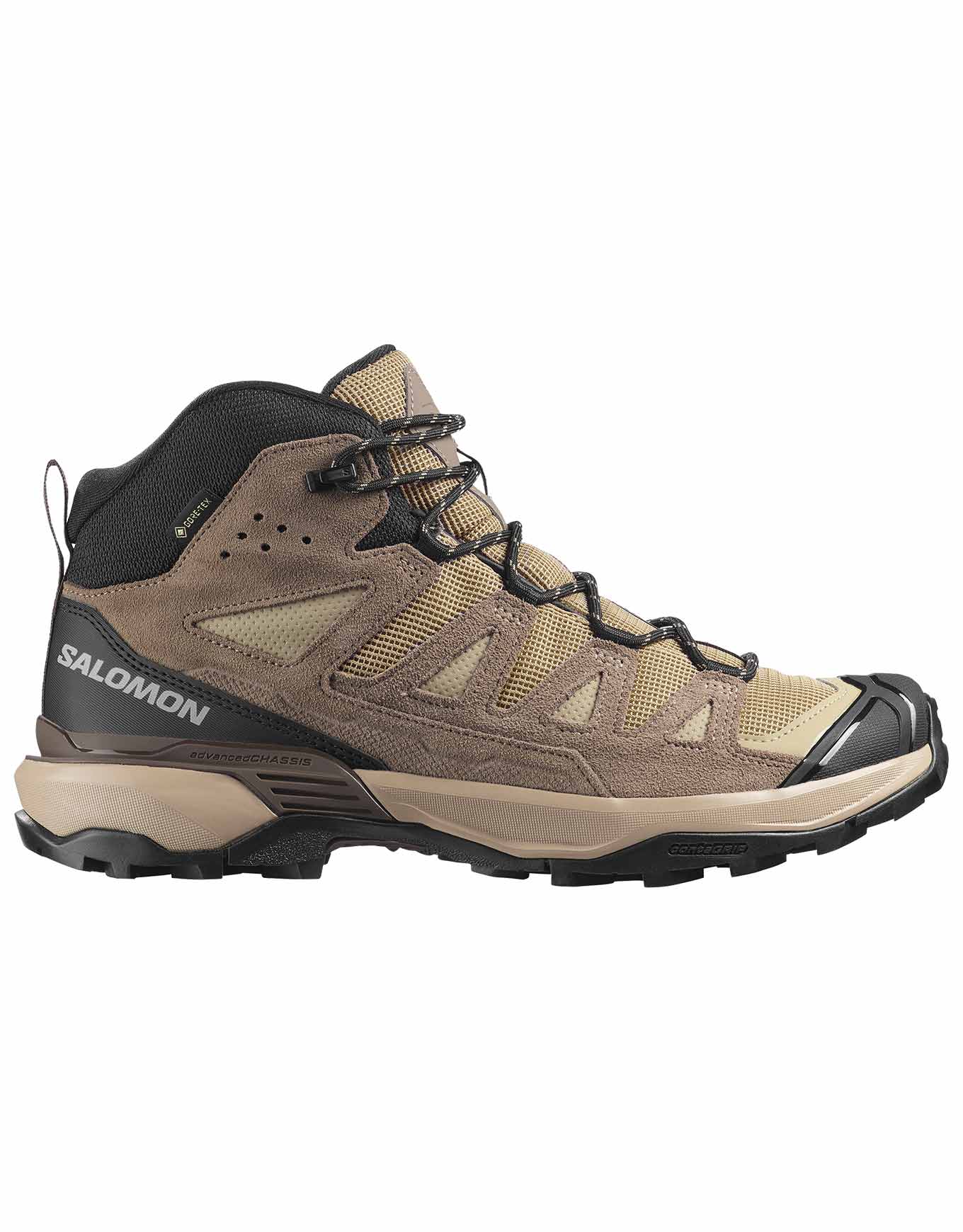 Chaussures de randonnée journée en GORE-TEX - X Ultra 360 Ltr Mid GTX Dsrtan/Wa en Cuir - Taille 44 - Beige