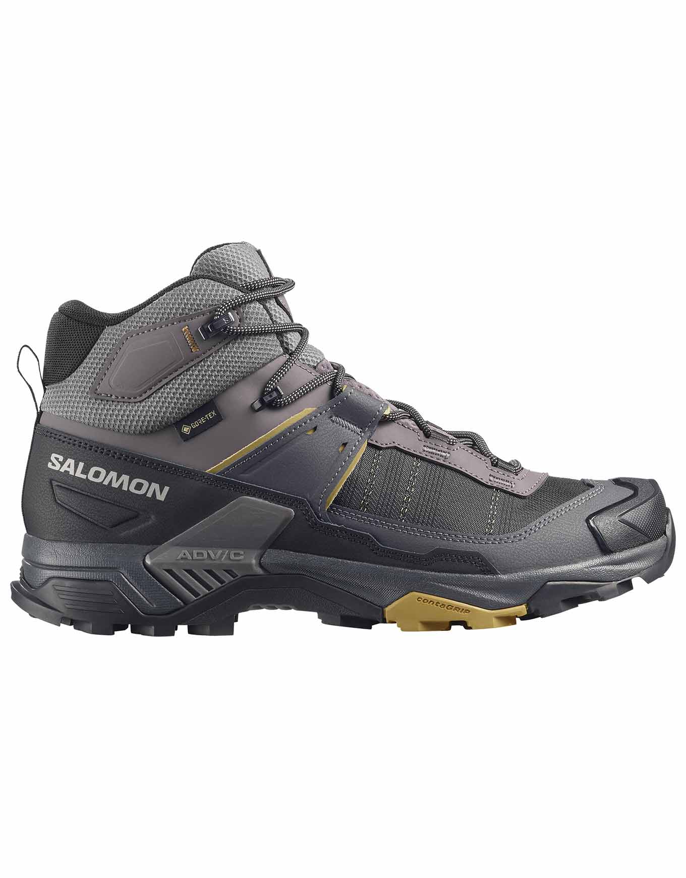 Chaussures de randonnée journée en GORE-TEX - X Ultra 5 Mid GTX Dark G/Asphal/W - Taille 42 - Gris