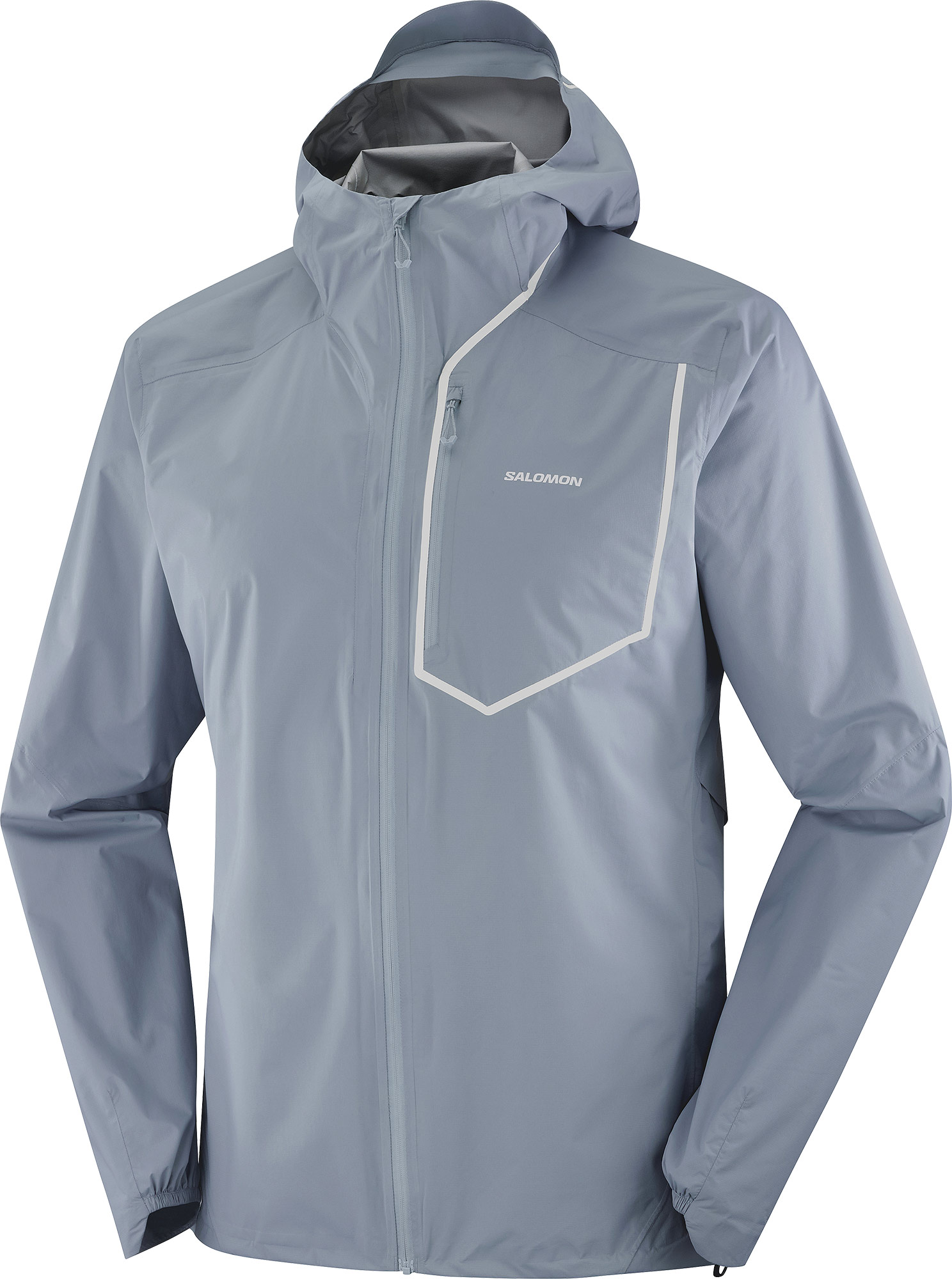 Veste de trail imperméable et coupe-vent - Bonatti Pro Jkt M Trade Winds - Taille S - Gris