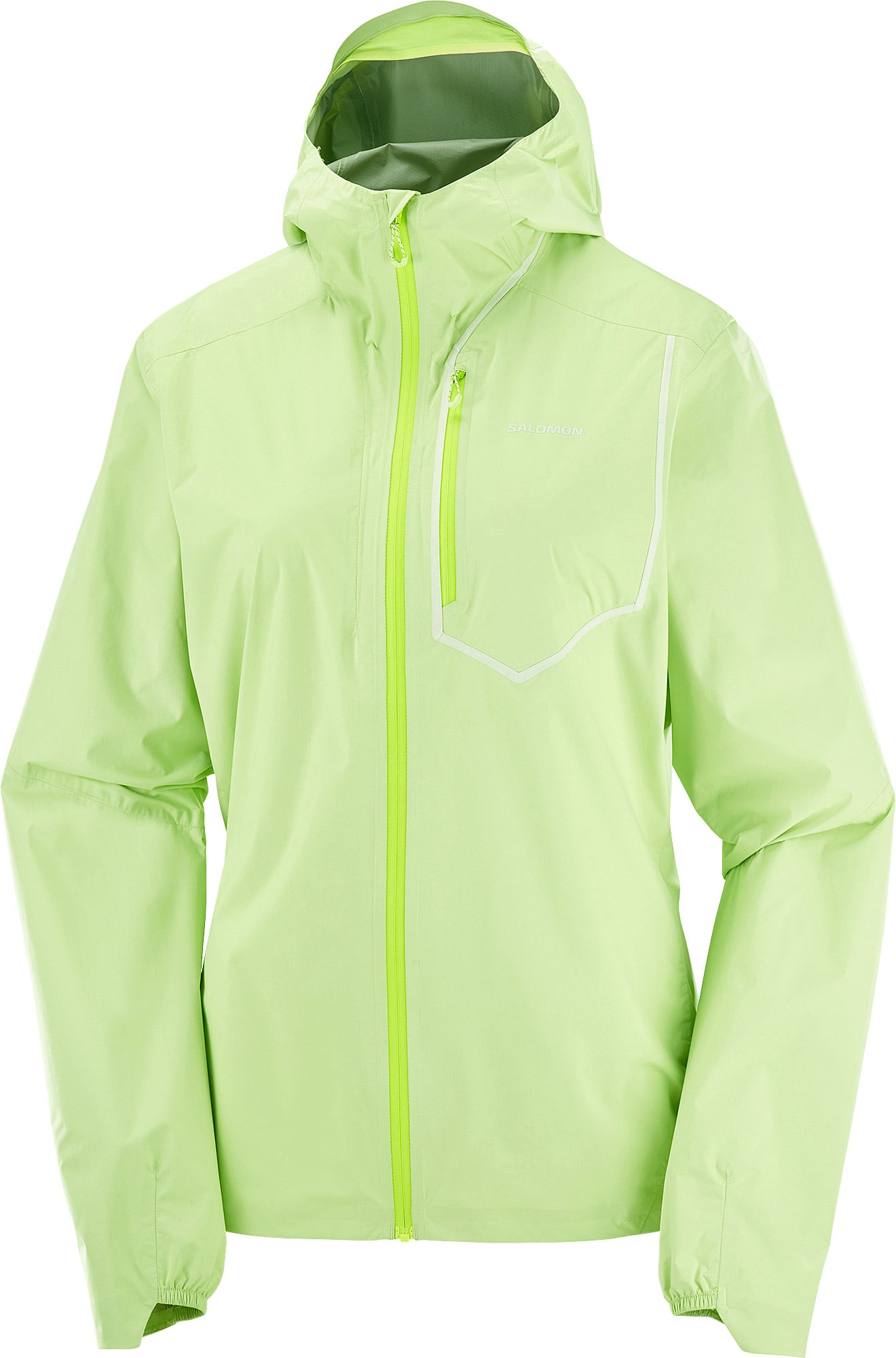Veste de trail légère, imperméable et coupe-vent - Bonatti Pro Jkt W Butterfly - Taille M - Vert