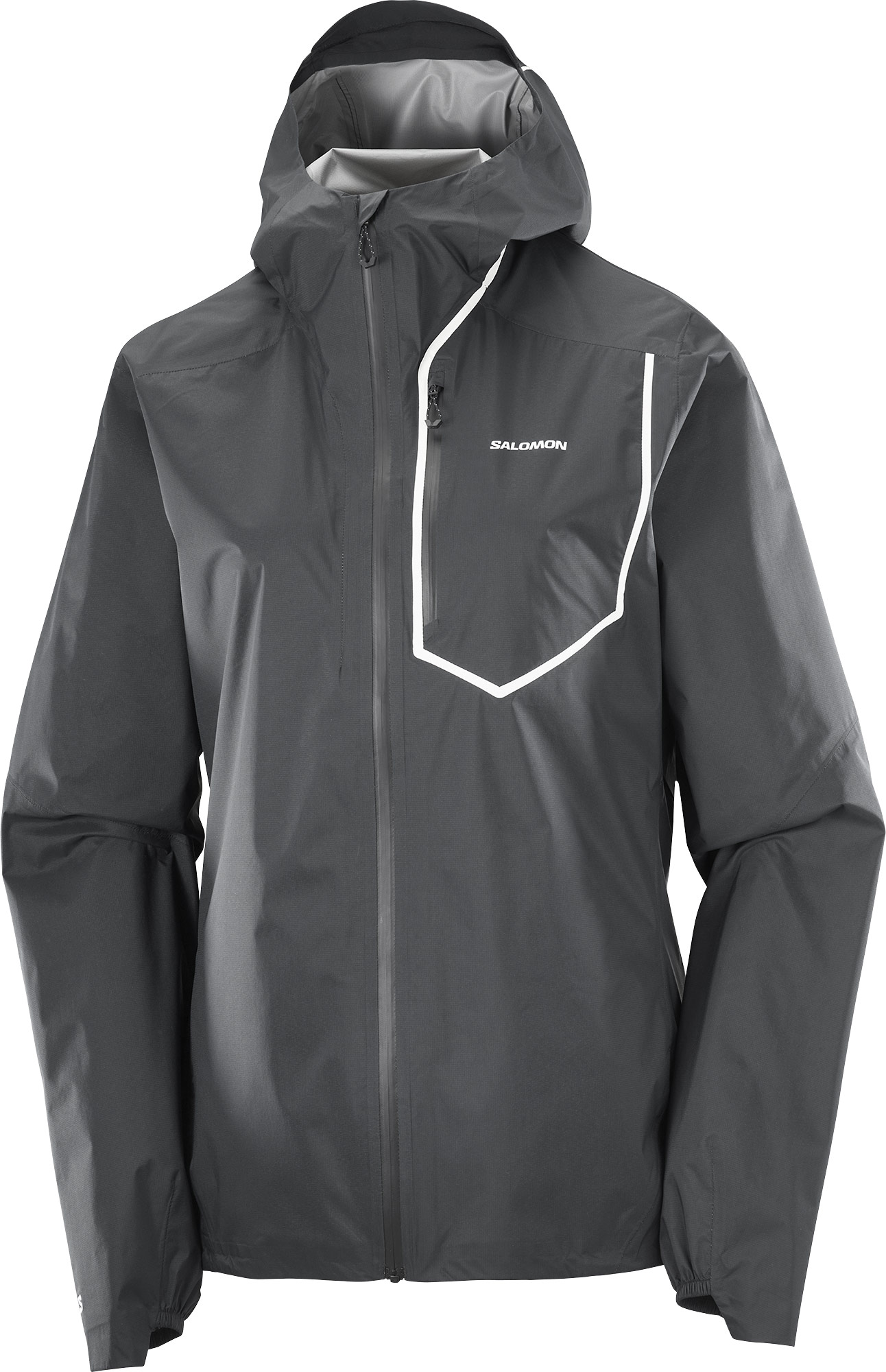 Veste imperméable et coupe-vent de trail - Bonatti Pro Jkt W Deep Black - Taille S - Noir