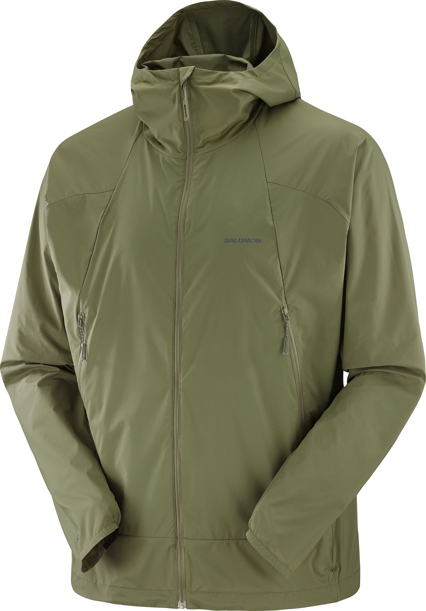 Veste de running coupe-vent - Outwind FZ Jkt M Grape Leaf en Softshell - Taille M - Vert