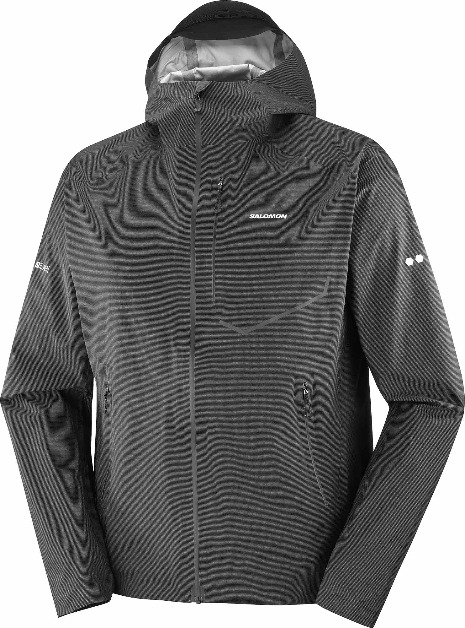 Veste de trail imperméable et coupe-vent - S/Lab Bonatti Infinite Jkt M Deep Black - Taille L - Noir