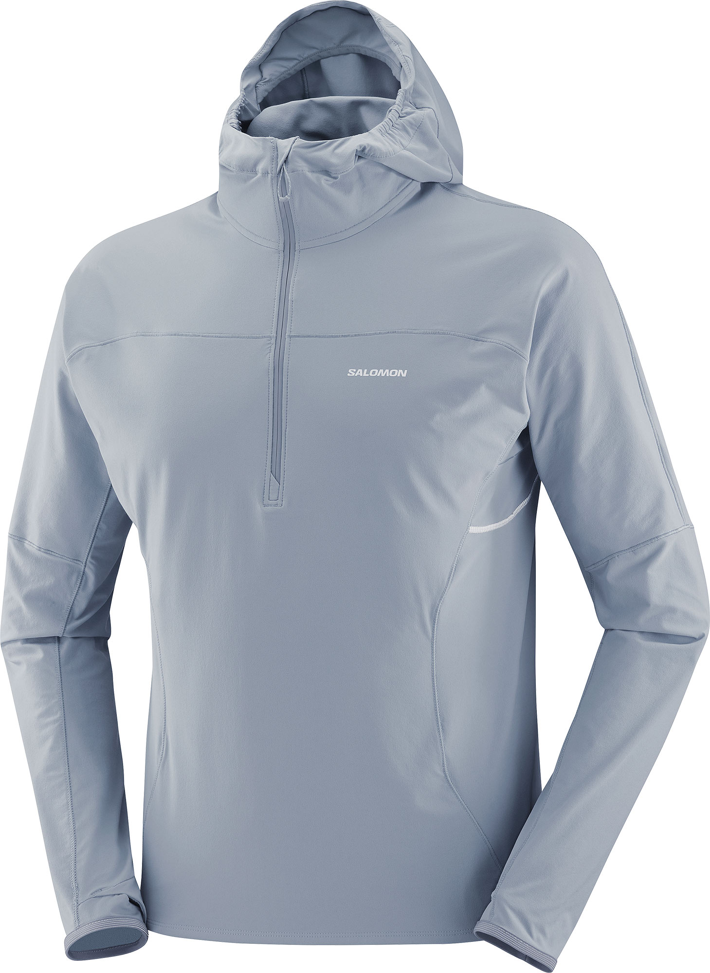 Veste de trail coupe-vent - Sense Aero Hybrid HZ Hd M Trade Winds en Softshell - Taille M - Gris