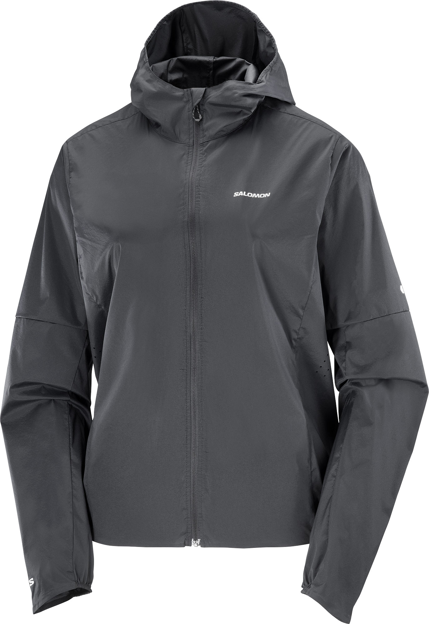 Veste de running coupe-vent - Sense Aero Wind Jkt W Black en Softshell - Taille XS - Noir