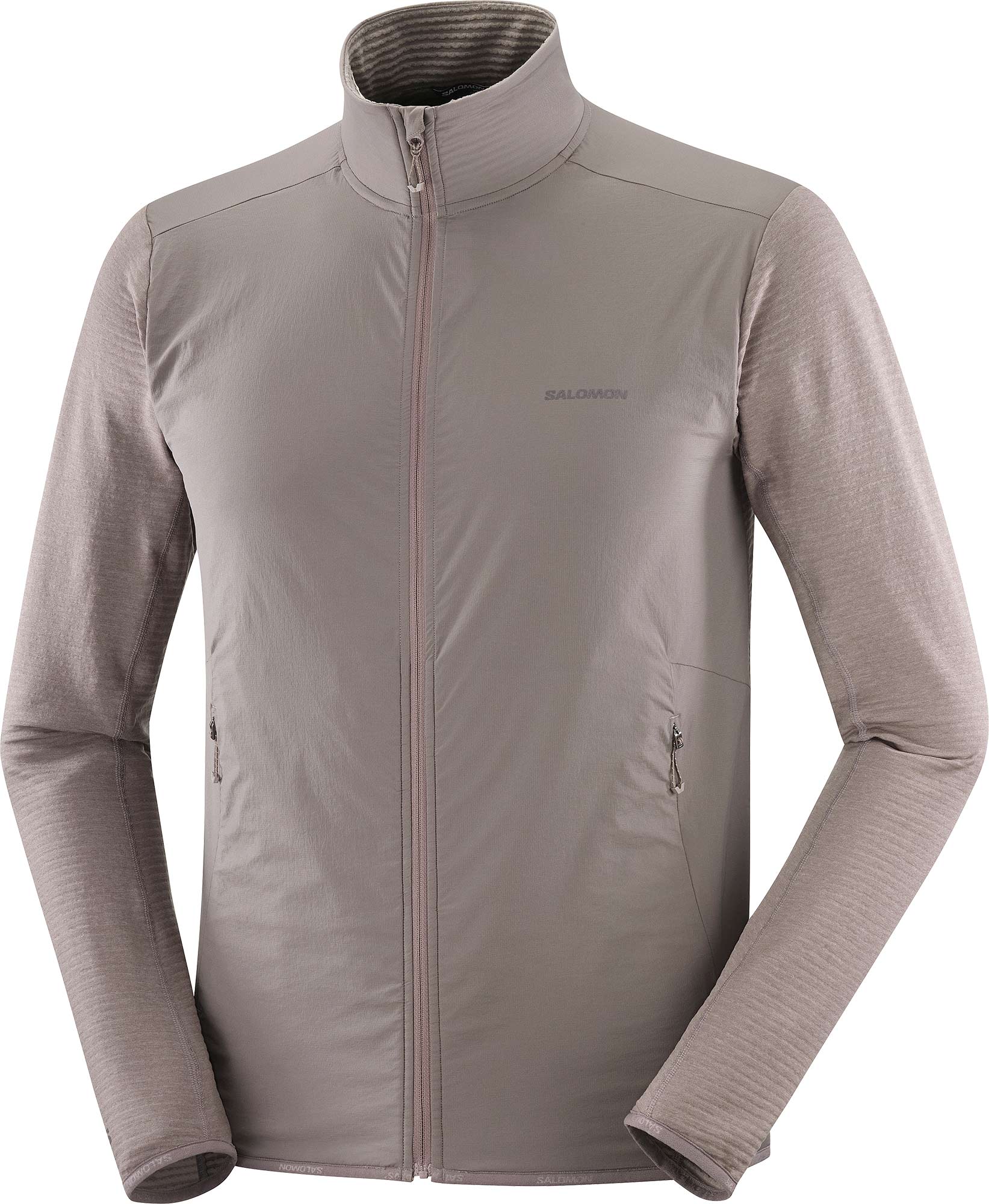 Polaire légère et stretch zippée - Sntial Lightwarm Hybrid M Iron - Taille S - Beige