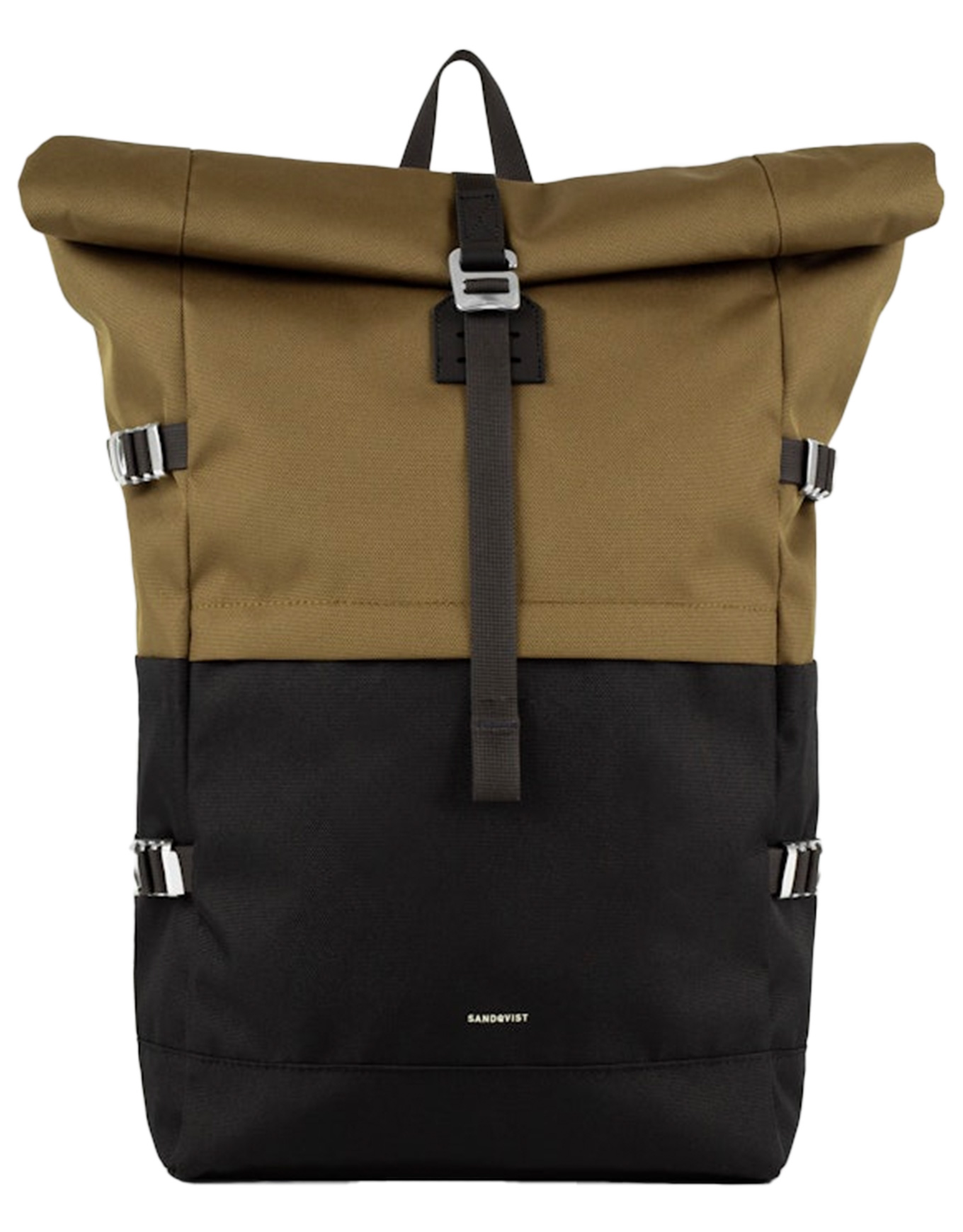 Sac à dos 26L - Icon Rolltop Backpack L Multi Olive en Cuir - Marron