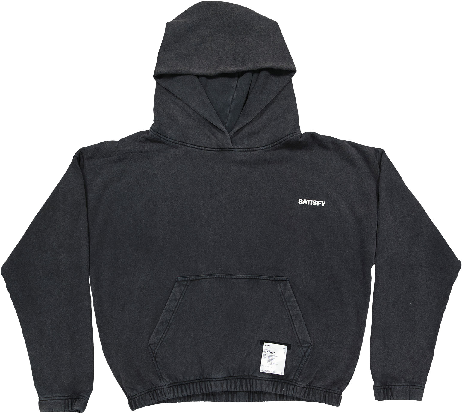 Sweat à capuche - Softcell Hoodie Aged Black en Coton - Taille M - Noir