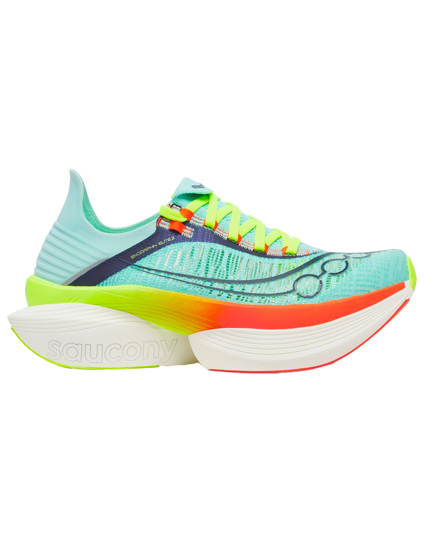 Chaussures de running - Endorphin Elite 2 Splash/Fire - Taille 43 - Bleu
