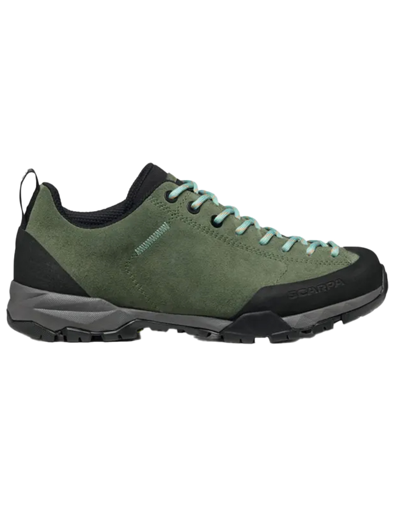 Chaussures randonnée journée - Mojito Trail Wmn Birch Jade en Cuir - Taille 39.5 - Kaki