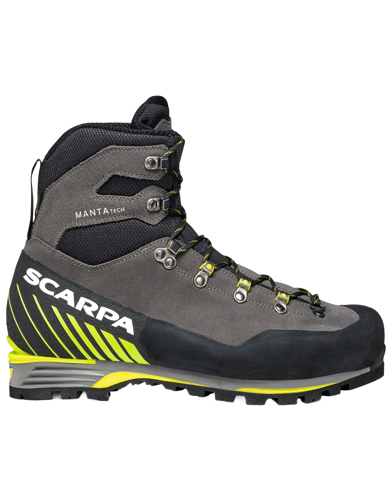 Chaussures d'alpinisme en GORE-TEX - Manta Tech GTX Shark Lime en Cuir - Taille 43 - Gris