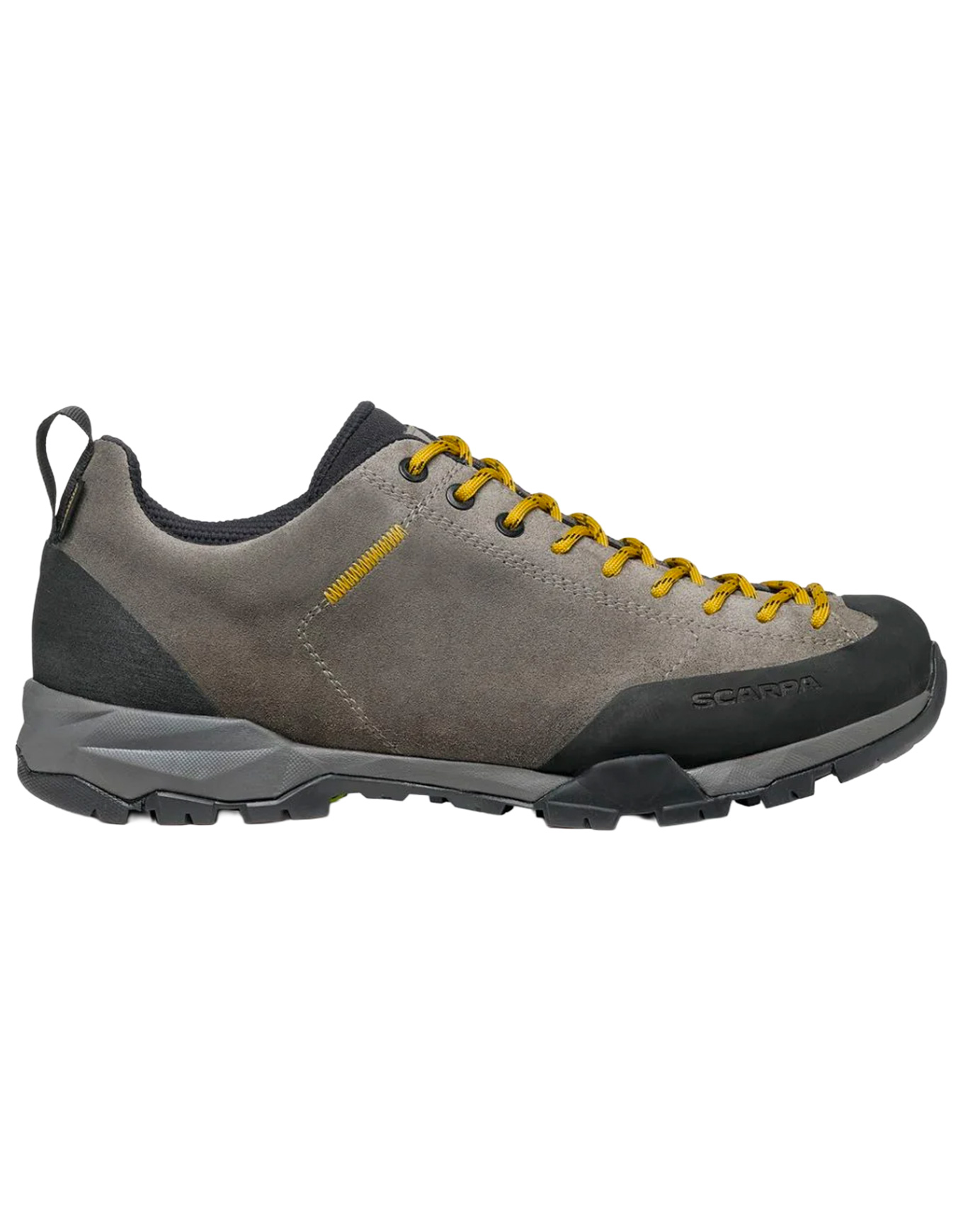 Chaussures de randonnée journée en GORE-TEX - Mojito Trail GTX Titanium Mustard en Cuir - Taille 43.5 - Gris