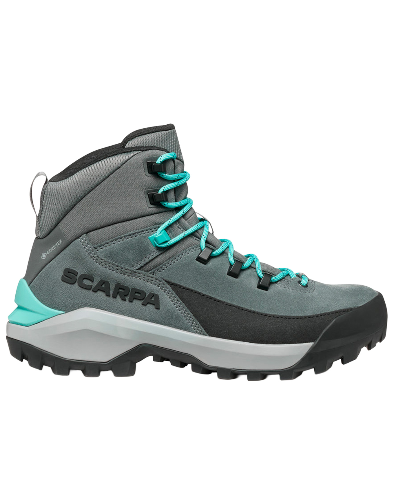 Chaussures de trekking en GORE-TEX® - Mustang Trek GTX W Smoke Ceramic en Cuir - Taille 39 - Gris