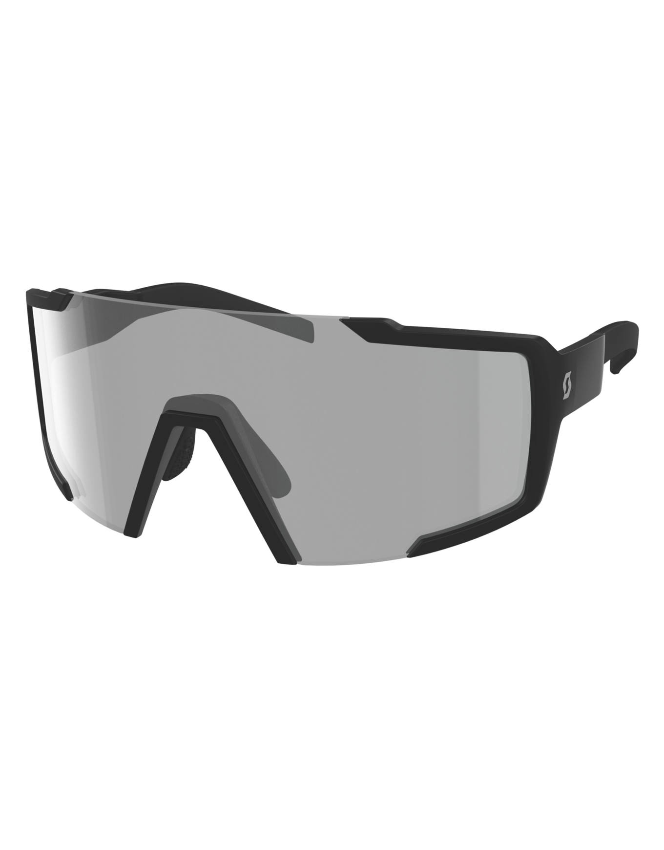 Sonnenbrille Shield LS Black Matt Grey Light Sensitive schwarz