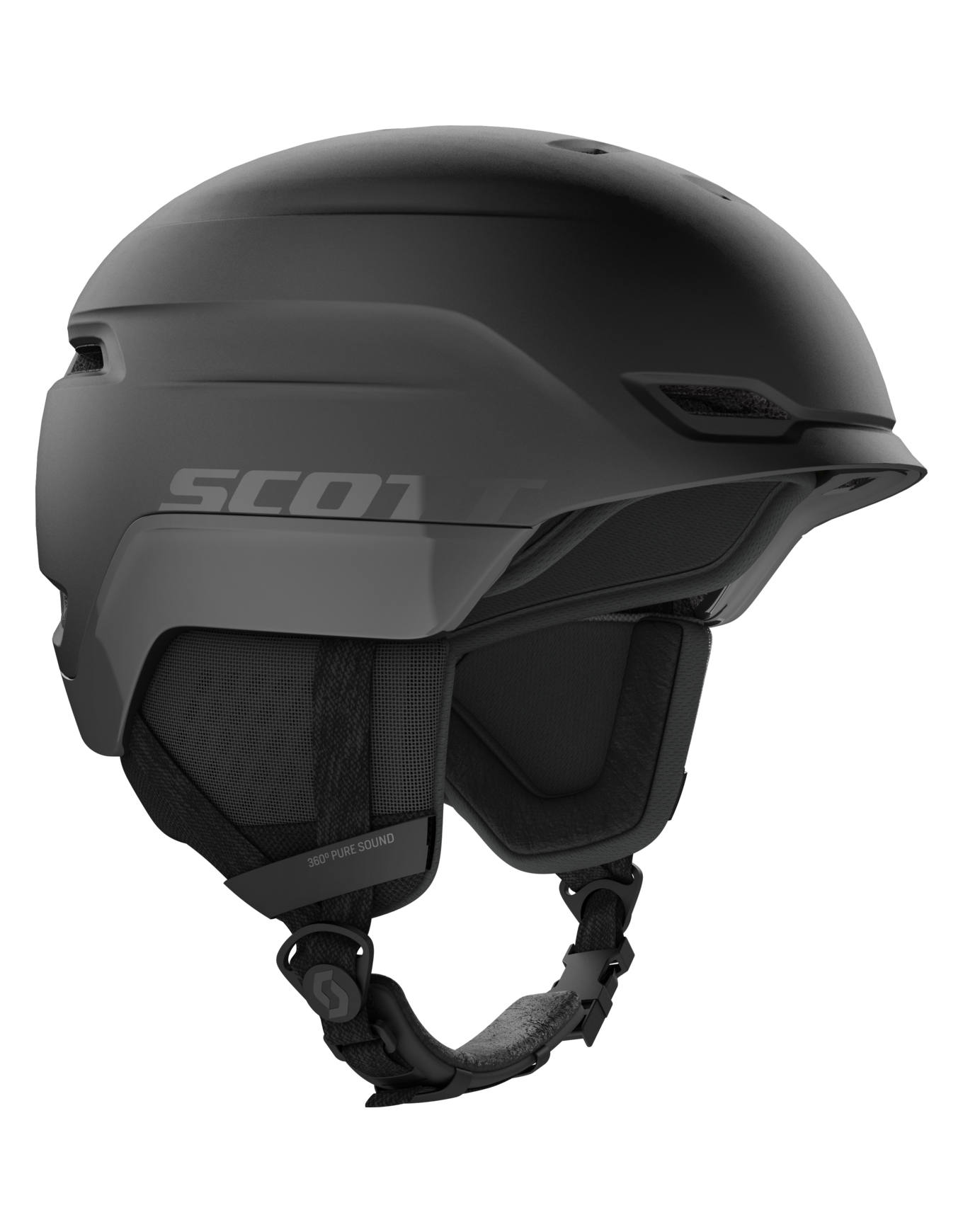 Skihelm Chase 2 Black für Herren Größe 51-55 cm schwarz