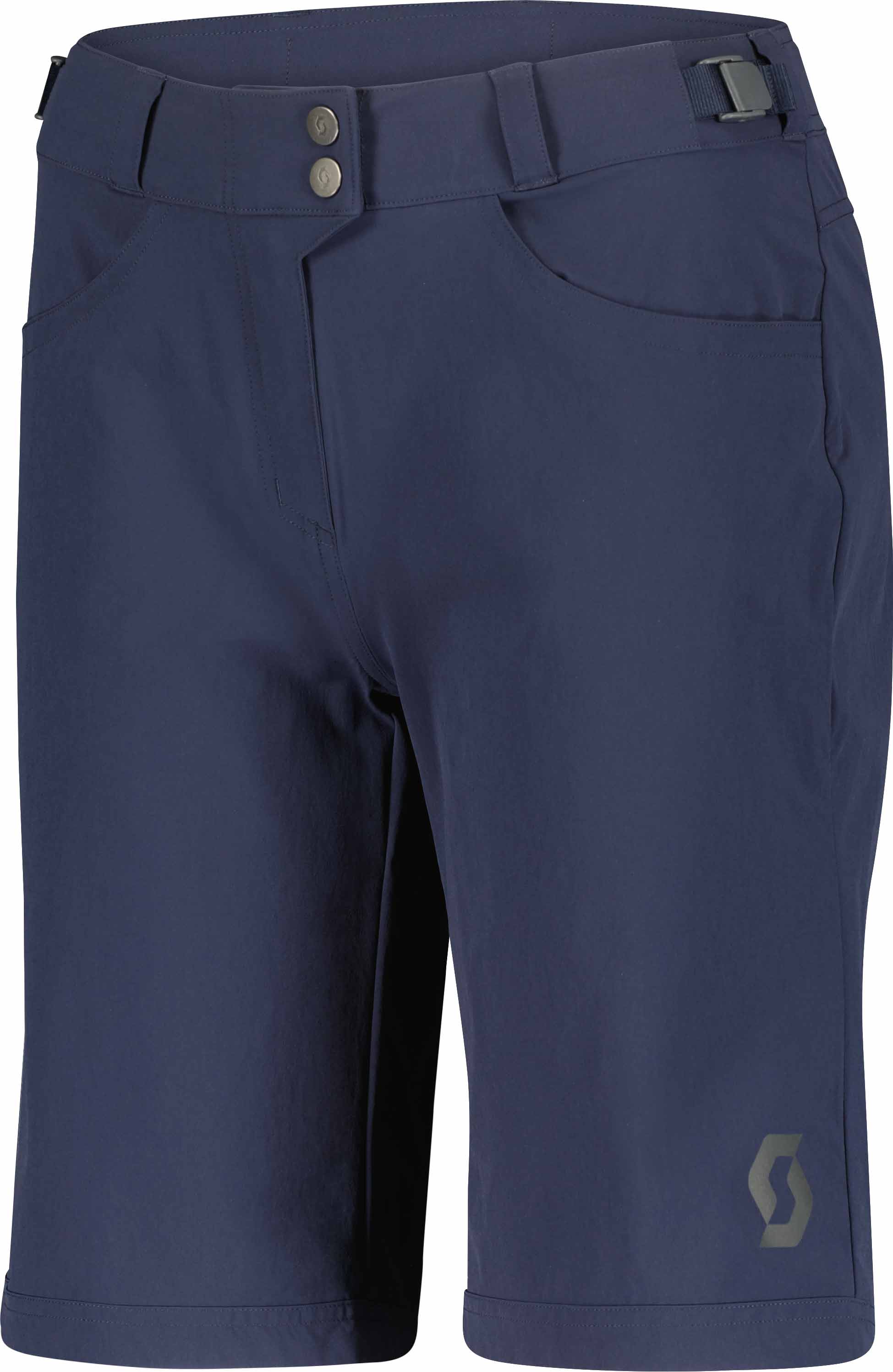 Short de VTT déperlant - Trail Flow W/Pad Shorts W Dark Blue - Taille M - Navy