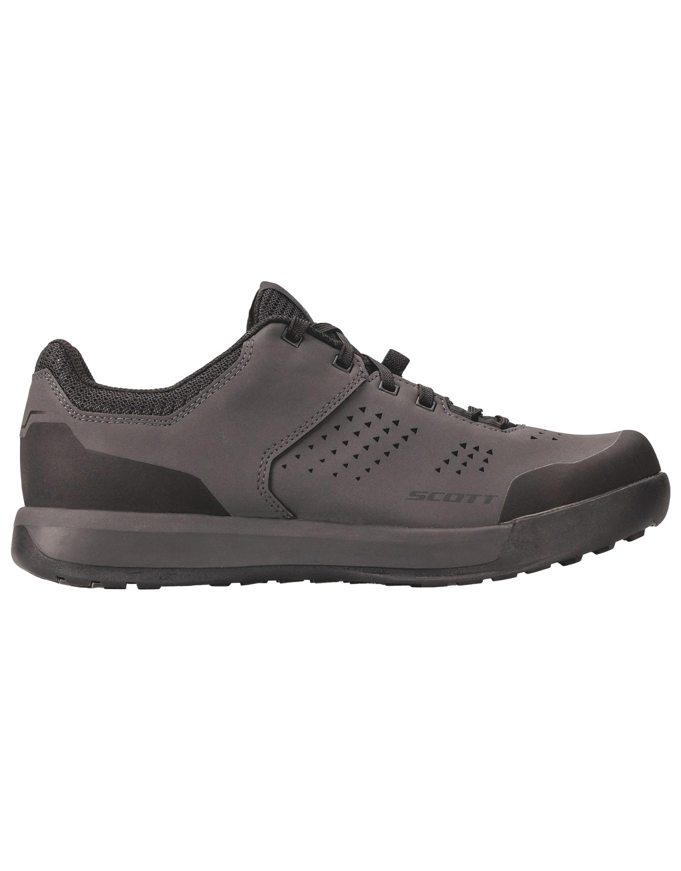 Chaussures de VTT - Shoe Mtb Shr-Alp Flat Lace Dark Grey/Black - Taille 45 - Gris