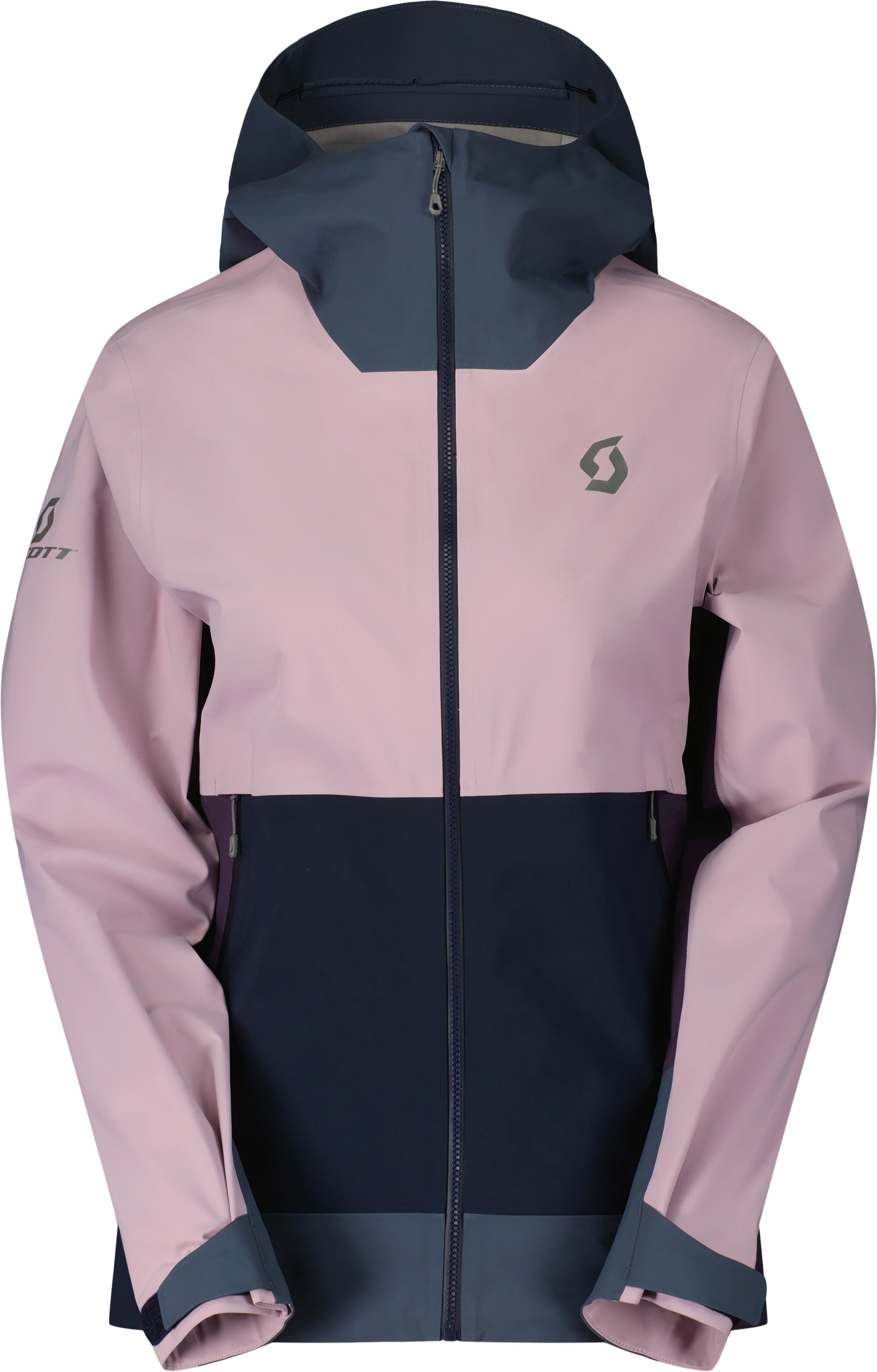 Hardshell-Jacke DryoSpun 3L Remix Jacket W Metal Blue Cloud Pink für Damen Größe S Rosa