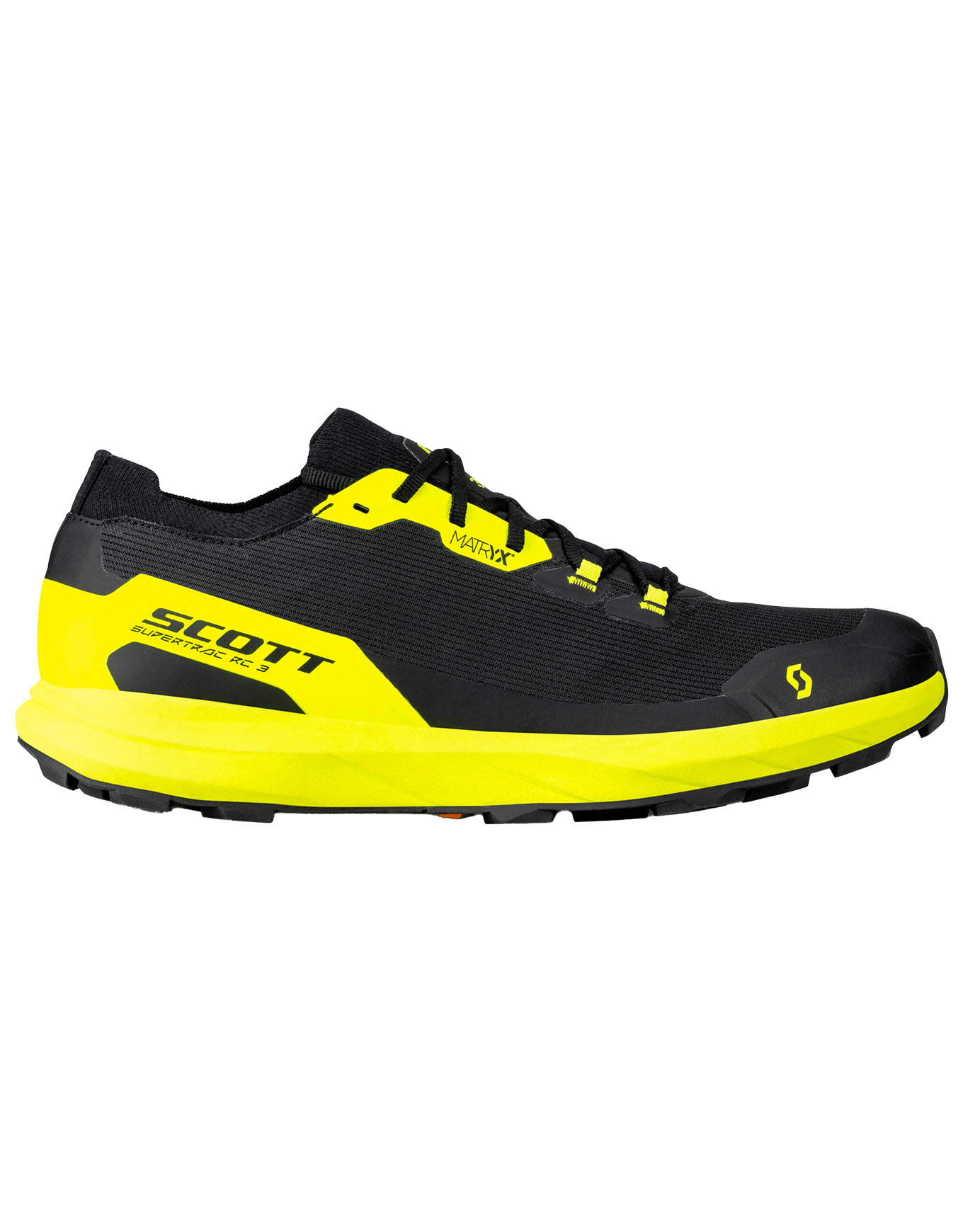 Chaussures de trail - Supertrac RC 3 Black/Safety Yellow - Taille 45,5 - Noir