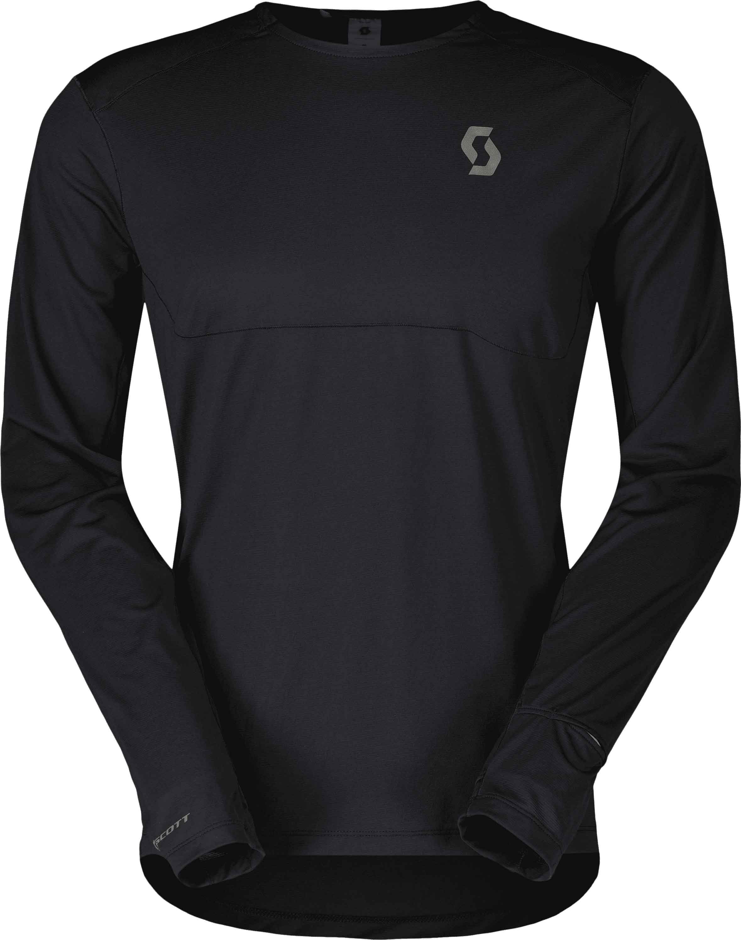 T-shirt de trail running - Endurance Tech LS Tee M Black - Taille L - Noir