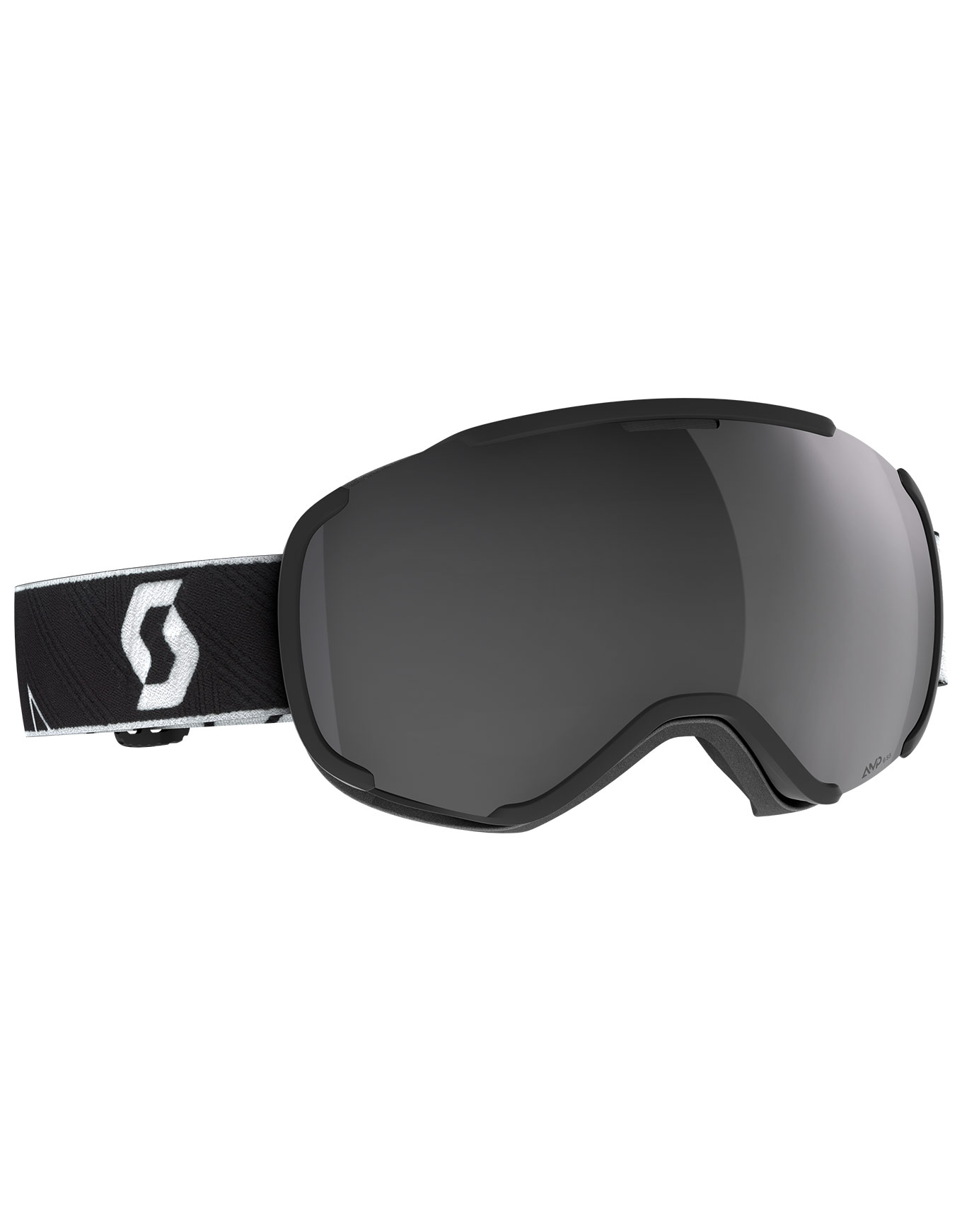 Skibrille Faze II Black/White AMP Black Chrome S3 schwarz