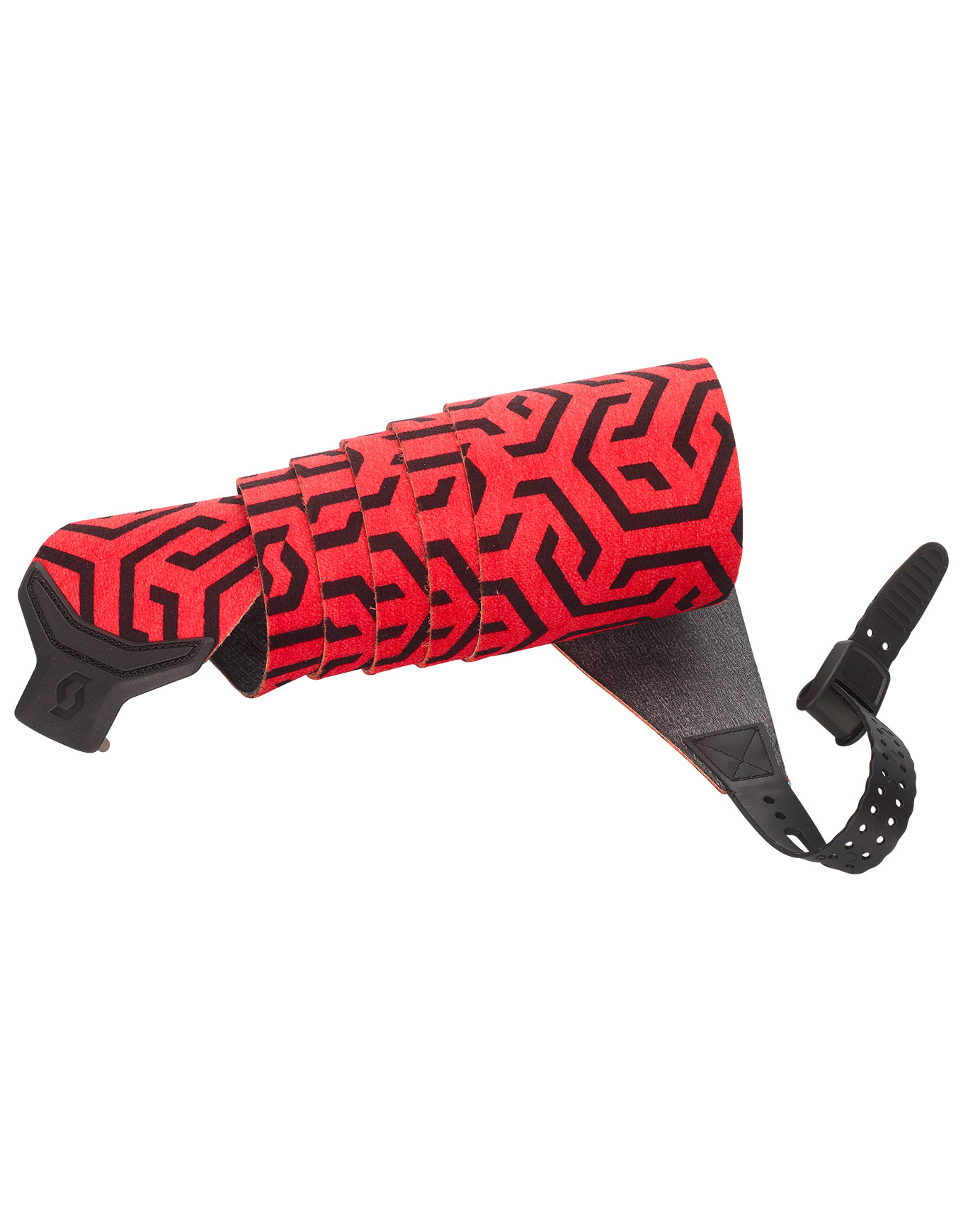 Peaux de ski de randonnée prédécoupées - Explorair 88 Skin en Nylon - Taille 171 cm - Rouge