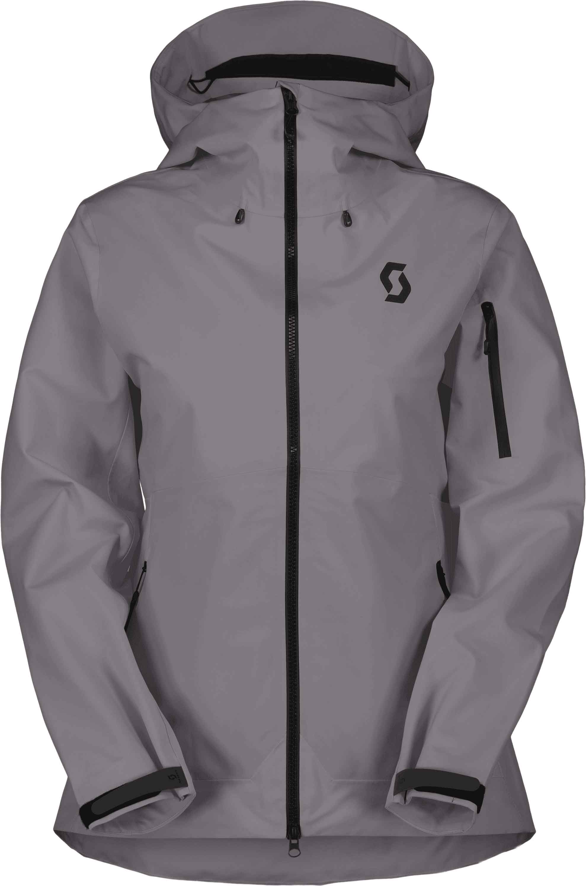 Schicht Wetterschutzjacke Explorair 3L Jacket W Evening Grey für Damen Größe L Grau