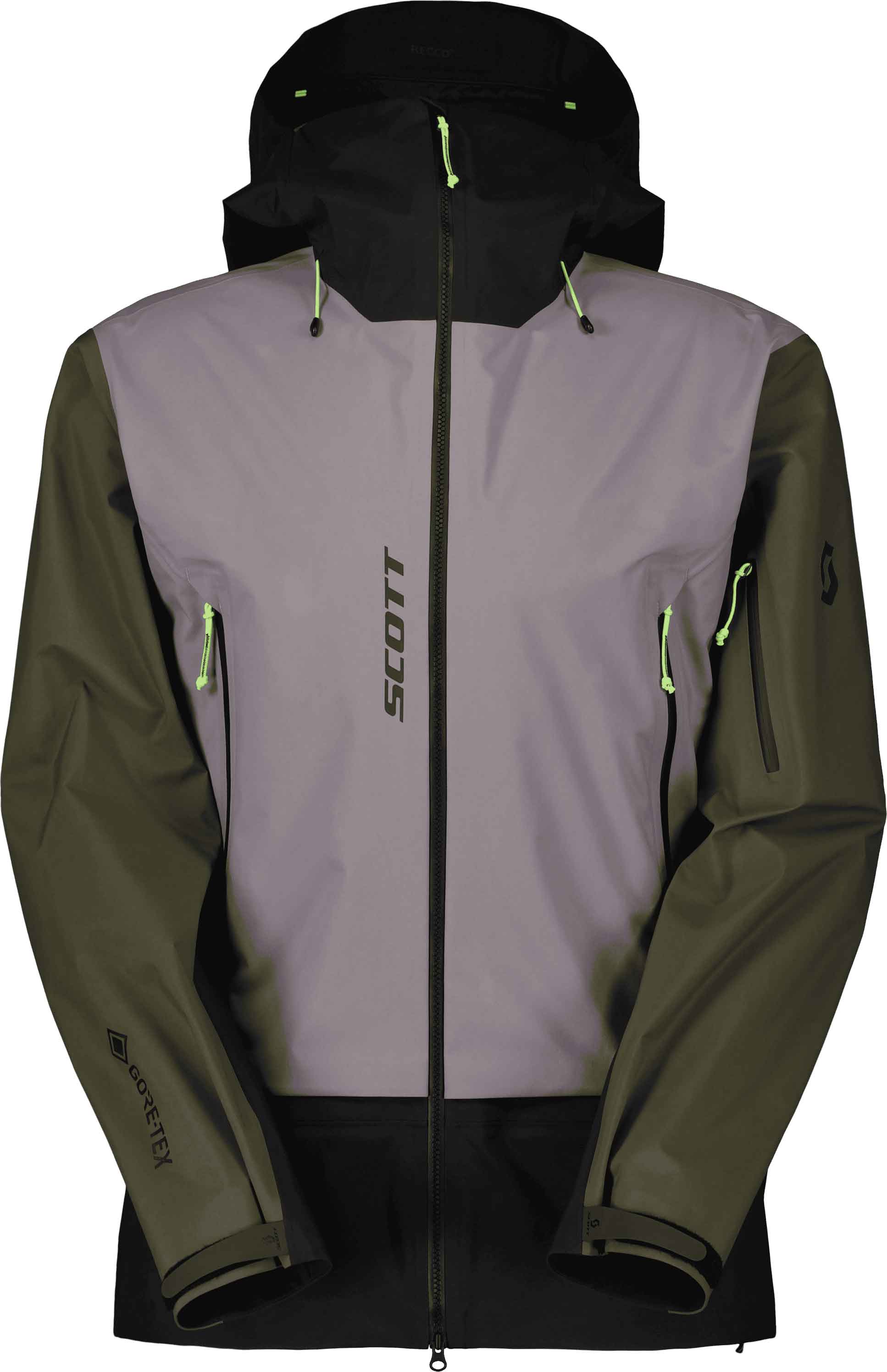 Veste 3 couches en GORE-TEX - Explorair GTX 3L Jacket M Evening Grey Black en Nylon - Taille XL - Gris
