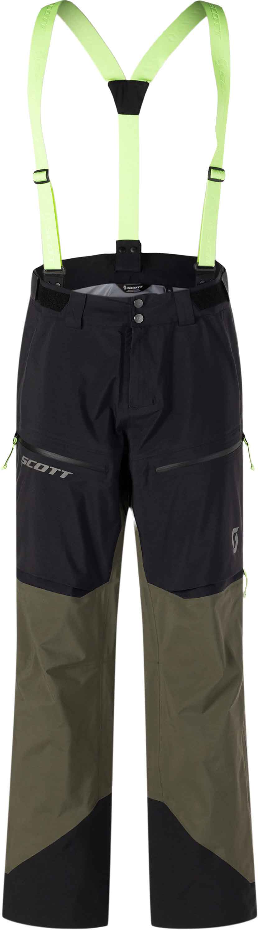 Schicht Schutzhose aus GORE-TEX Explorair GTX 3L Pants M Douglas Green Black für Herren Größe XL schwarz