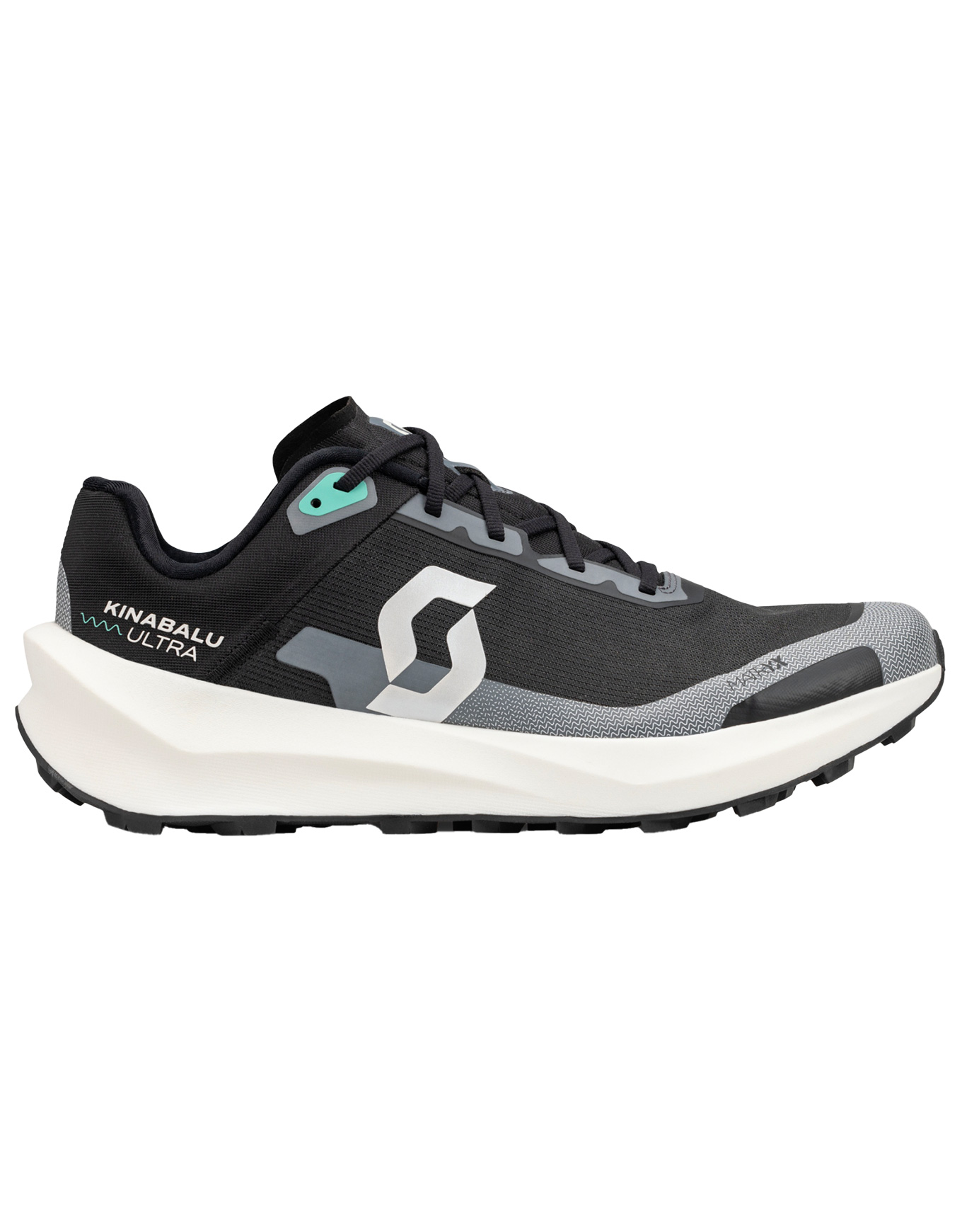 Chaussures de trail - Kinabalu Ultra Black/Glacier Grey - Taille 43 - Noir