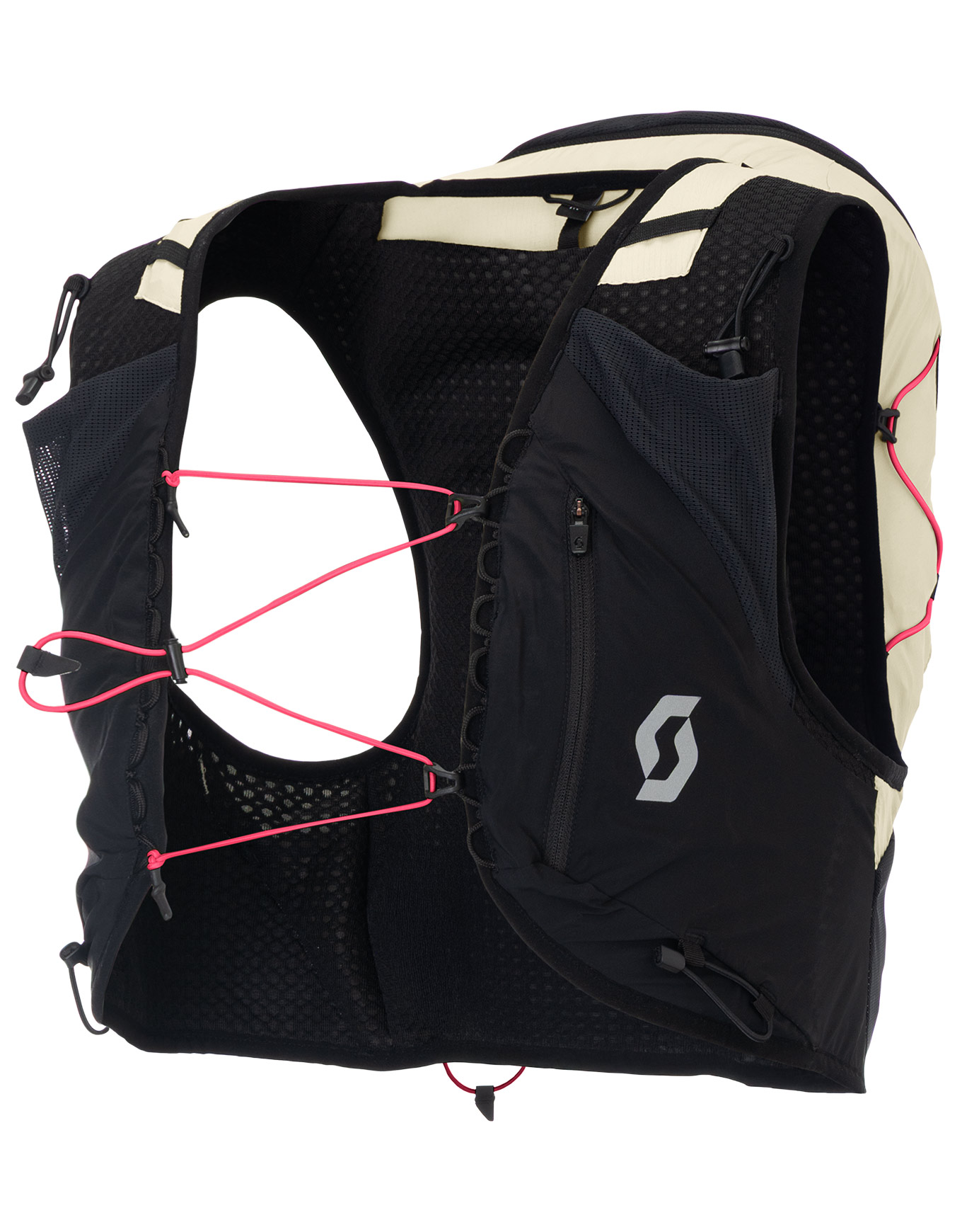 Gilet de trail - Tr' 12 Cotton White/Black - Taille S - Blanc