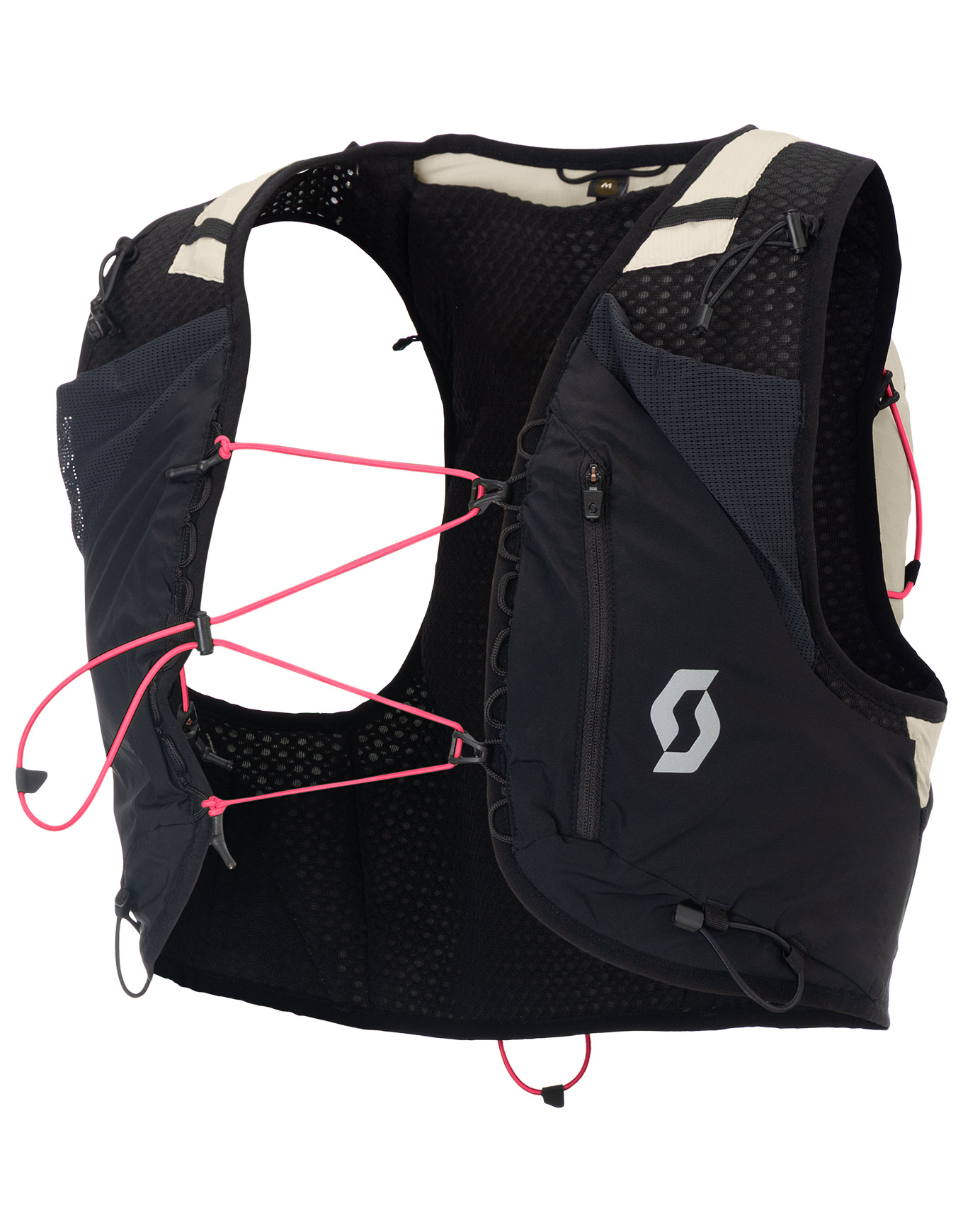 Gilet de trail - Tr' 6 Cotton White/Black - Taille M - Blanc
