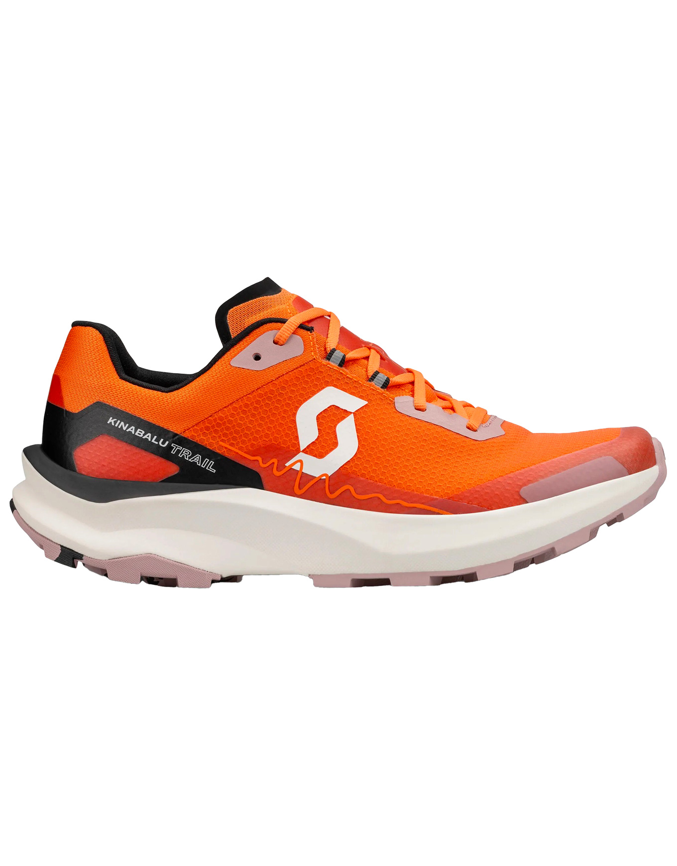 Chaussures de trail - W'S Kinabalu Trail Coral Pink/Black - Taille 38 - Orange