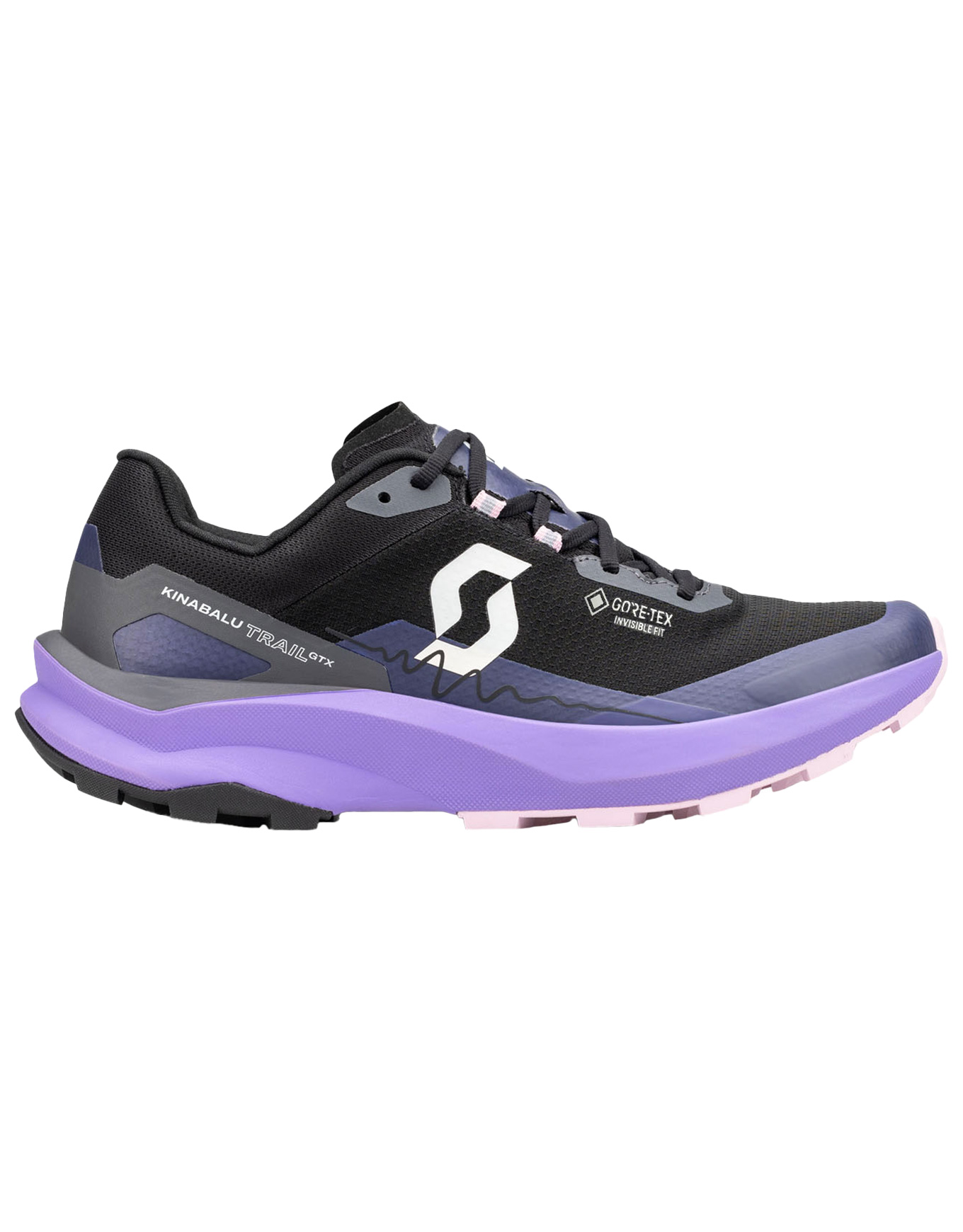 Chaussures de trail en GORE-TEX - W'S Kinabalu Trail Gtx Black/Aster Purple - Taille 38,5 - Noir