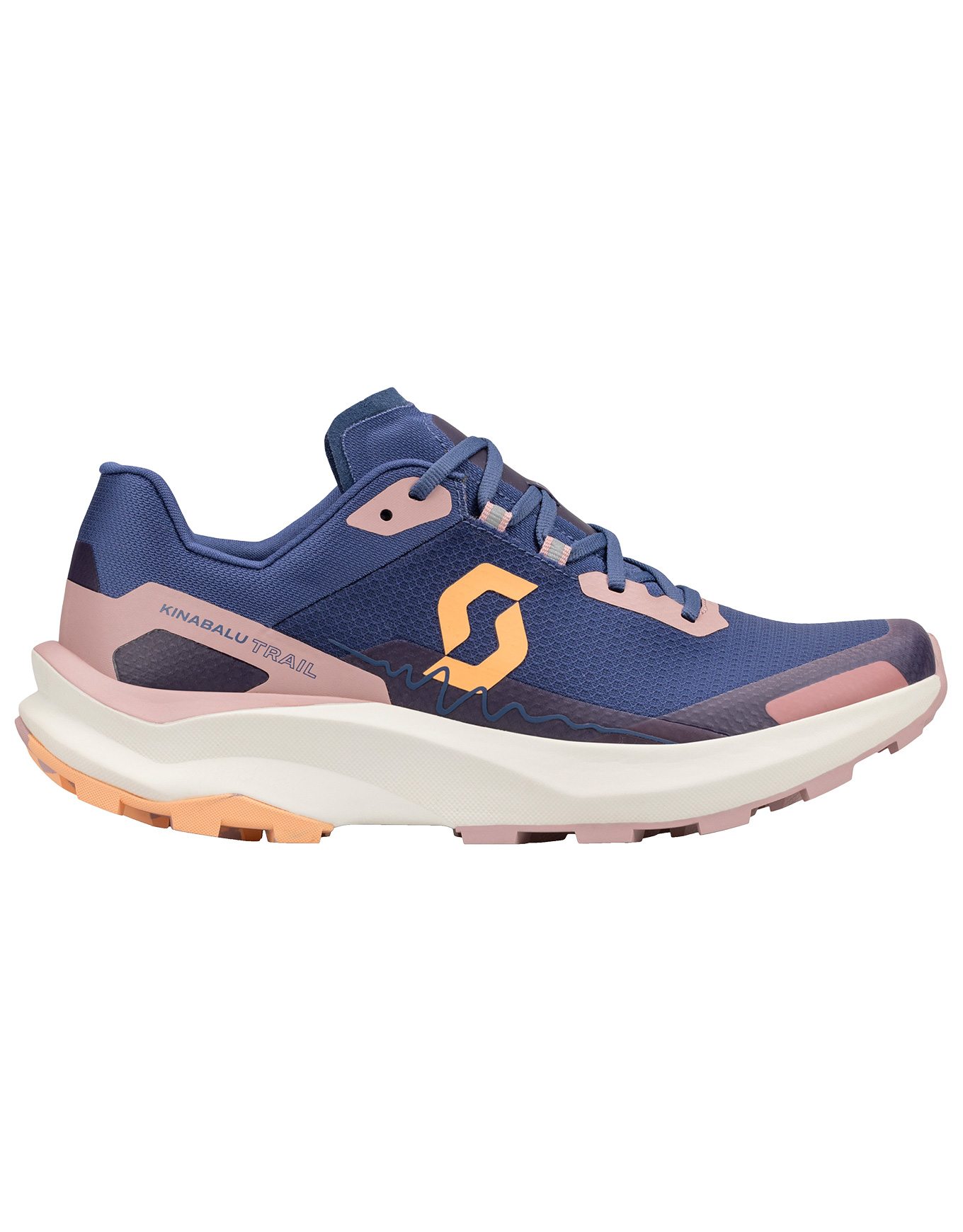Chaussures de trail - W'S Kinabalu Trail Indigo Blue/Faded Pink - Taille 38 - Bleu