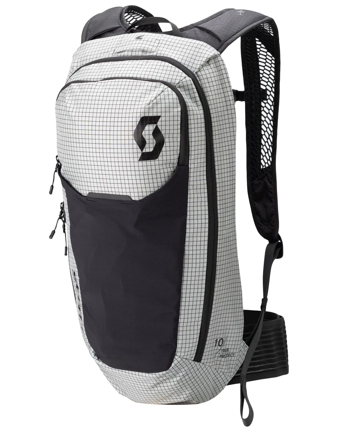 Sac à dos de VTT - Backpack Trail Protect 10 Light Grey/Black - Gris