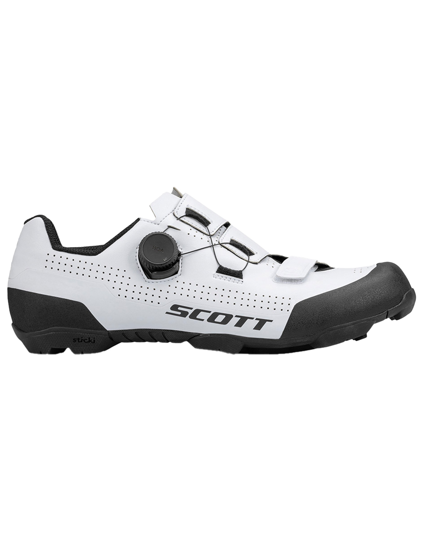 Chaussures de VTT pour pédale automatique - Shoe Mtb Team Boa White/Black - Taille 42 - Blanc