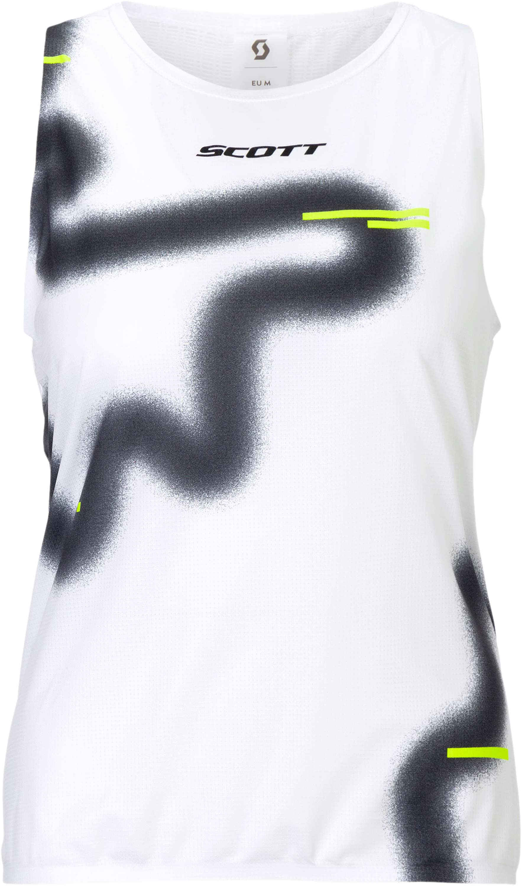 Débardeur de running léger et respirant - RC Run Tank W White Black - Taille S - Blanc