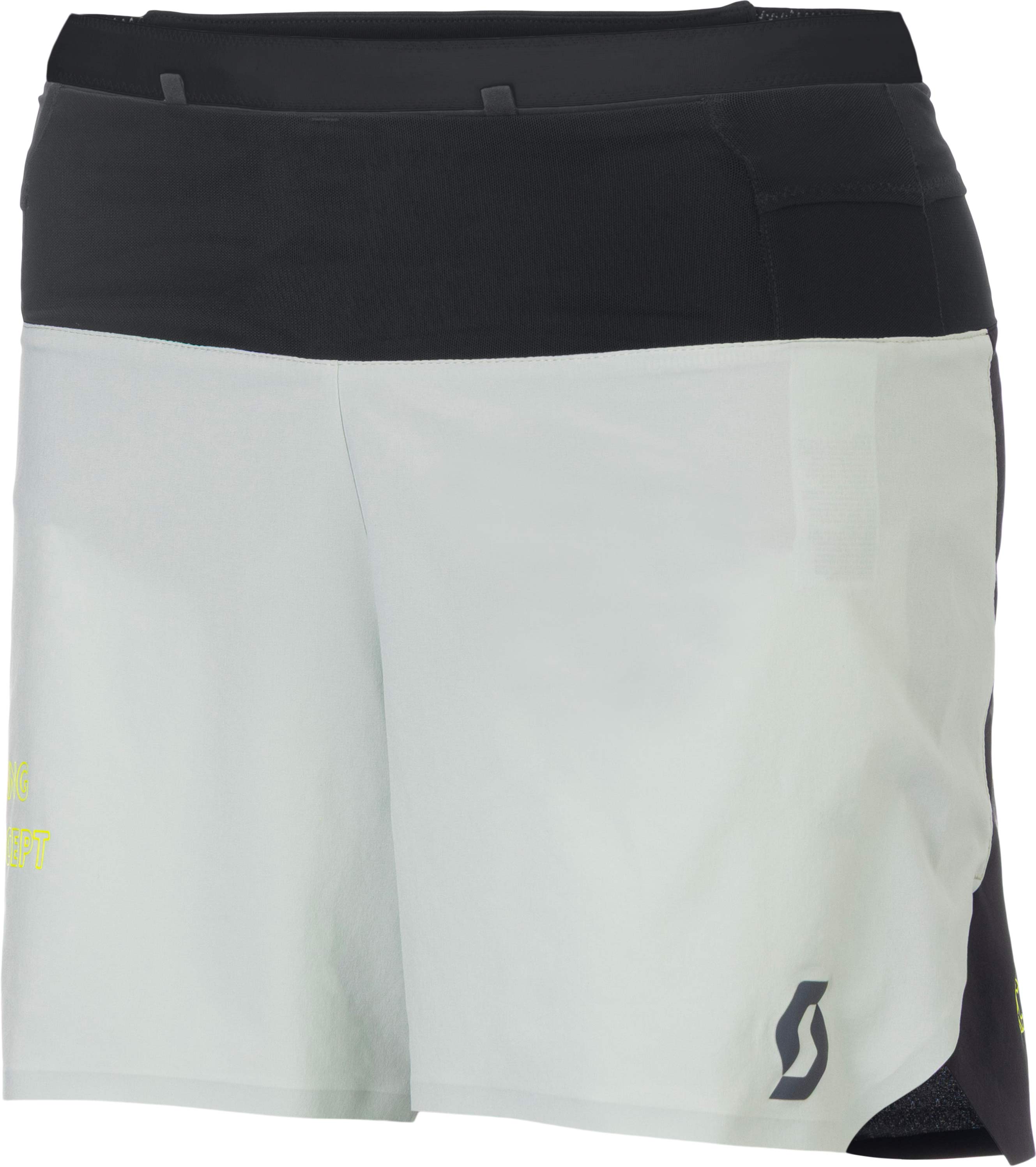 Short léger déperlant stretch running - RC Run Shorts W Spray Grey Black - Taille M - Gris