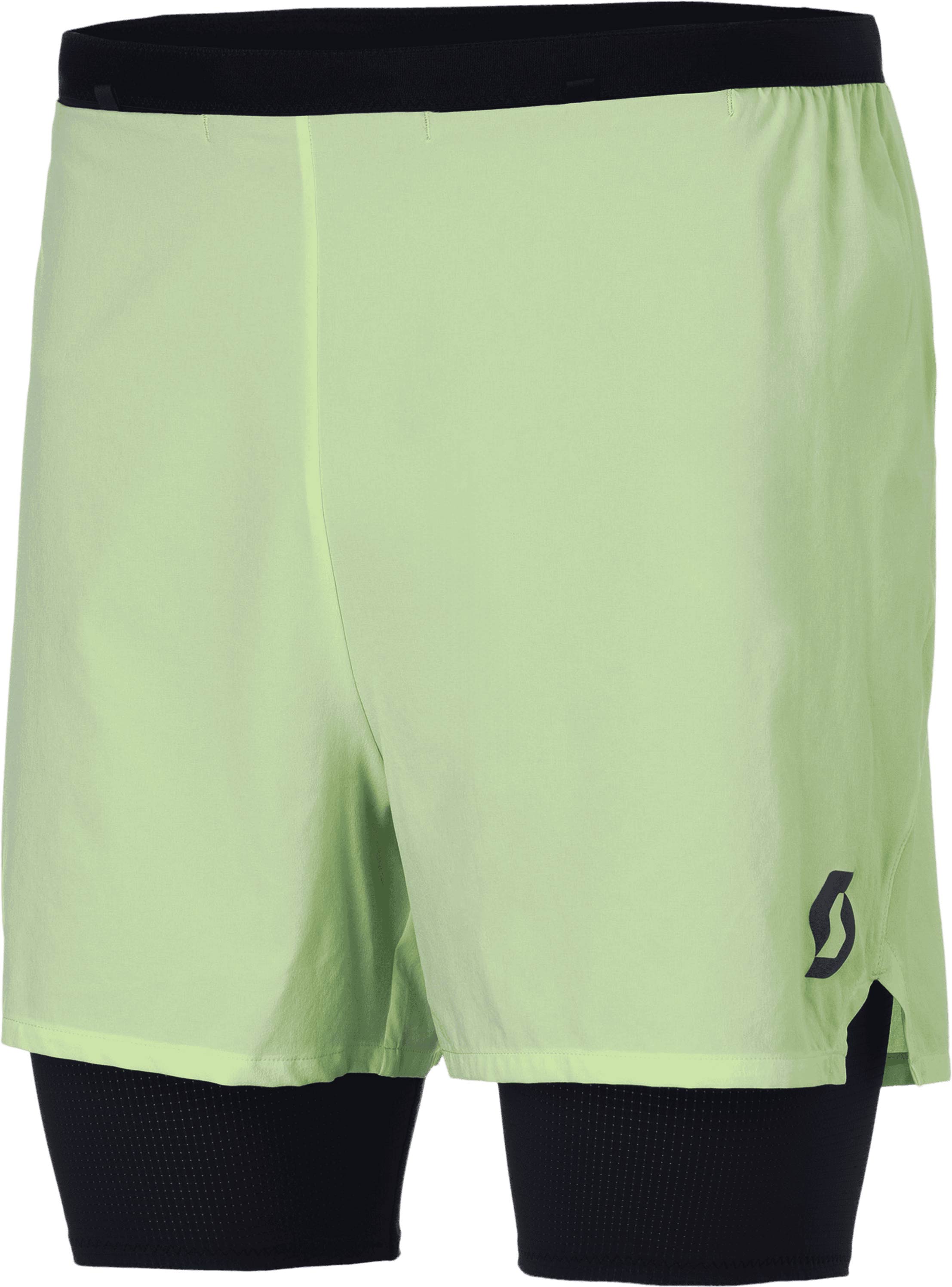 Short léger et respirant stretch - Endurance Tech Hybrid Shorts M Acid Yellow Black - Taille L - Jaune