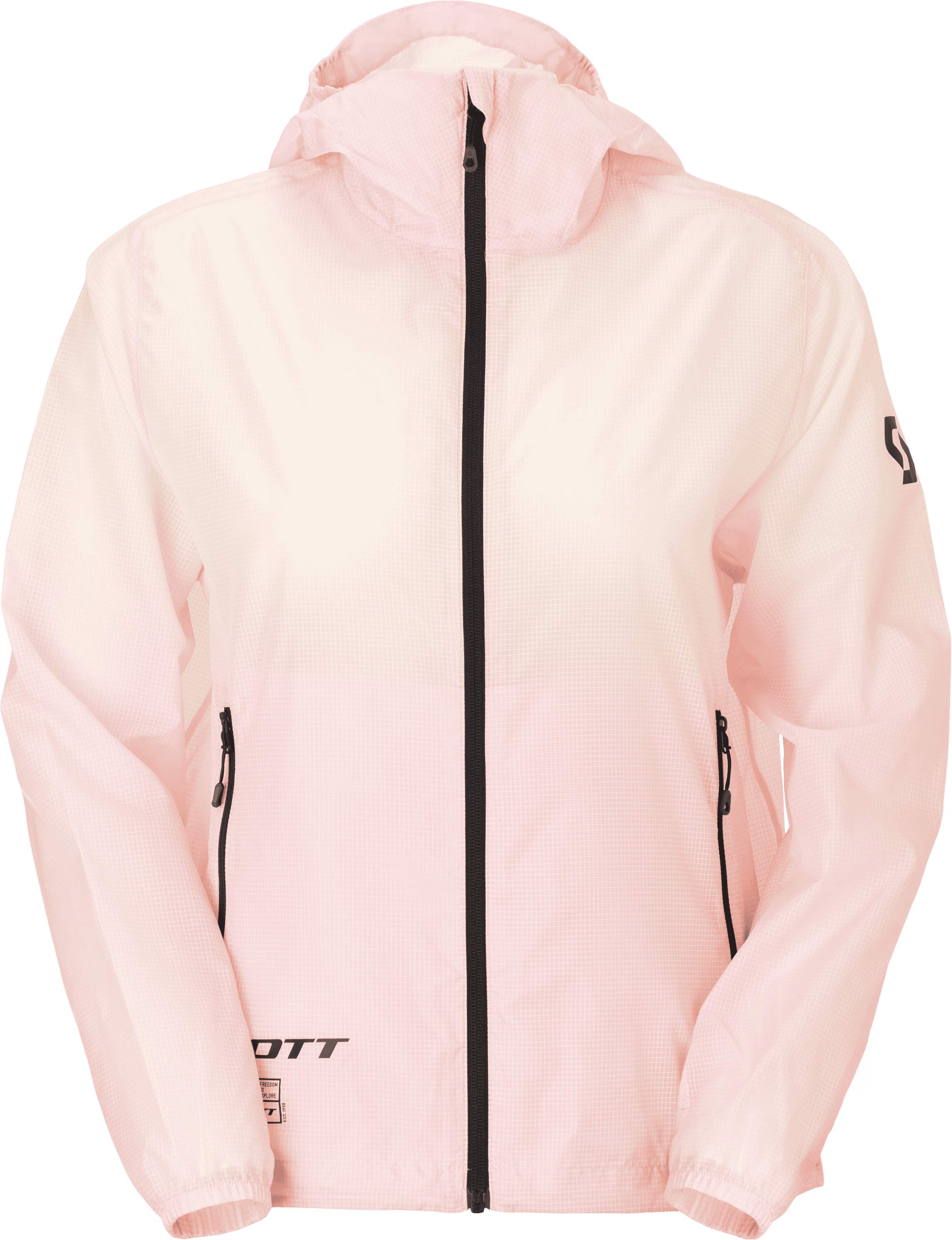 Veste de trail coupe-vent - Explorair Escape LT WB Jacket W Bliss Pink Cotton White - Taille L - Rose