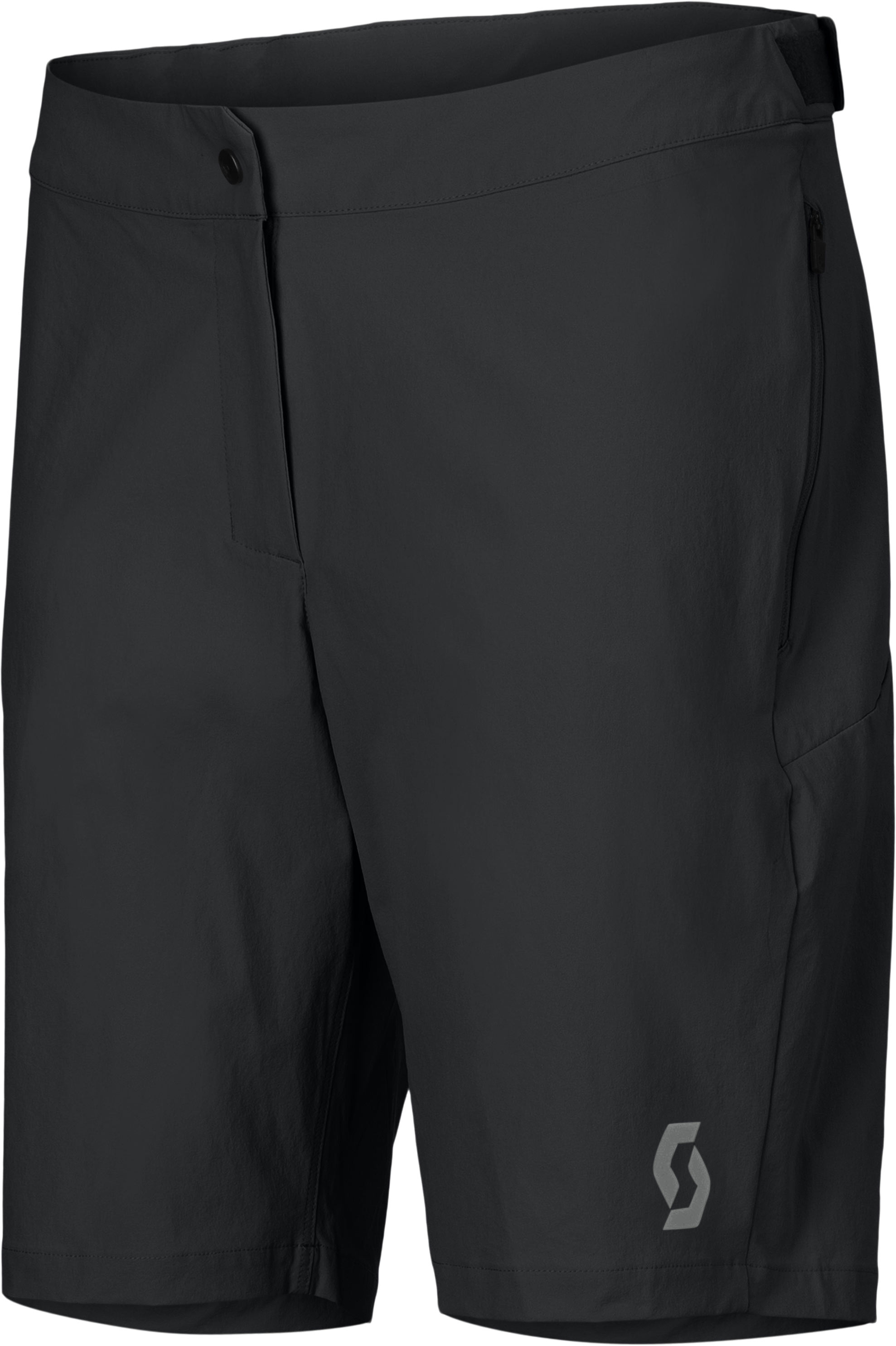 Short déperlant stretch VTT - Vertic LT W/Pad Shorts W Black - Taille L - Noir