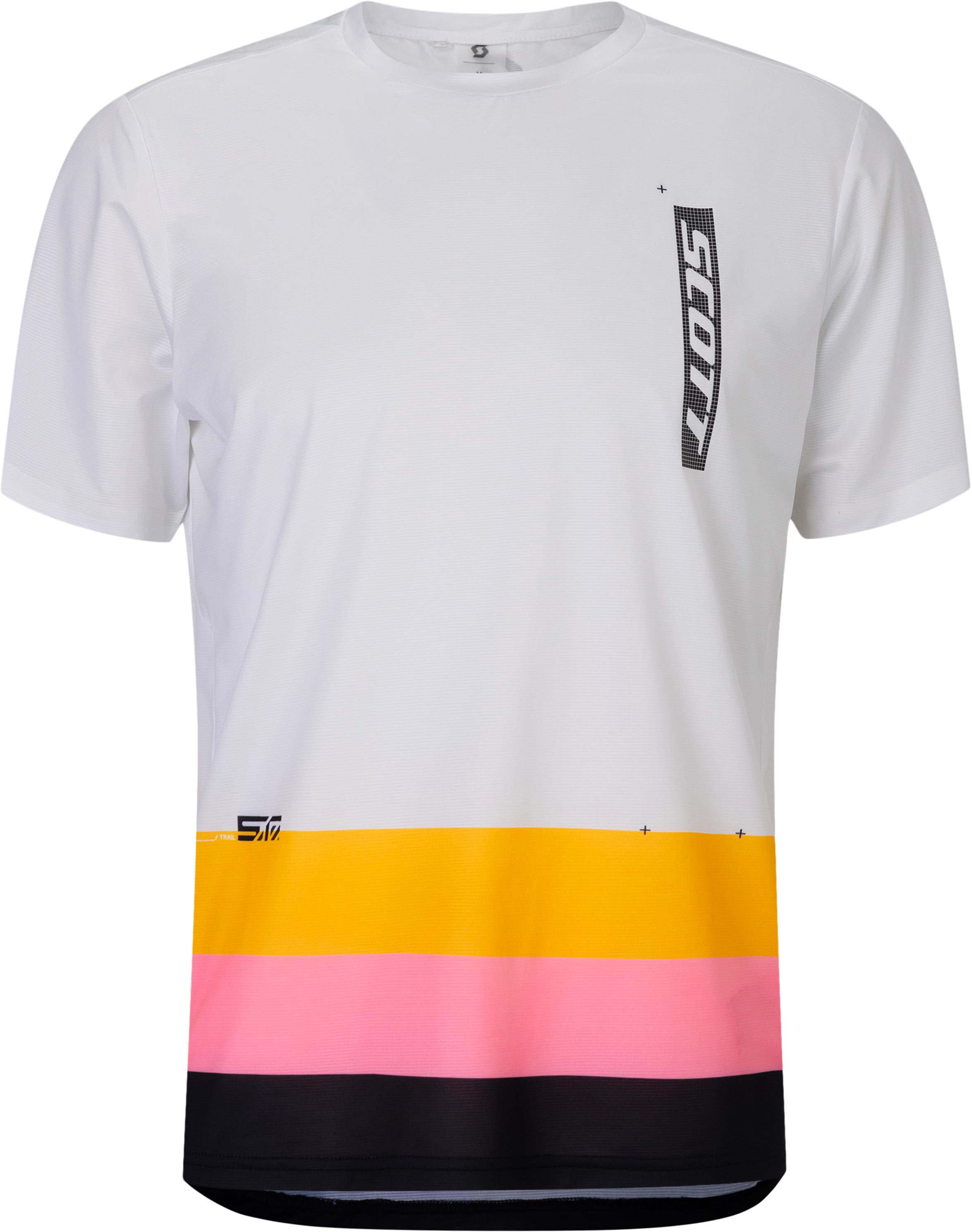 T-shirt de VTT léger et stretch - Tuned SL SS Tee M White - Taille XL - Blanc