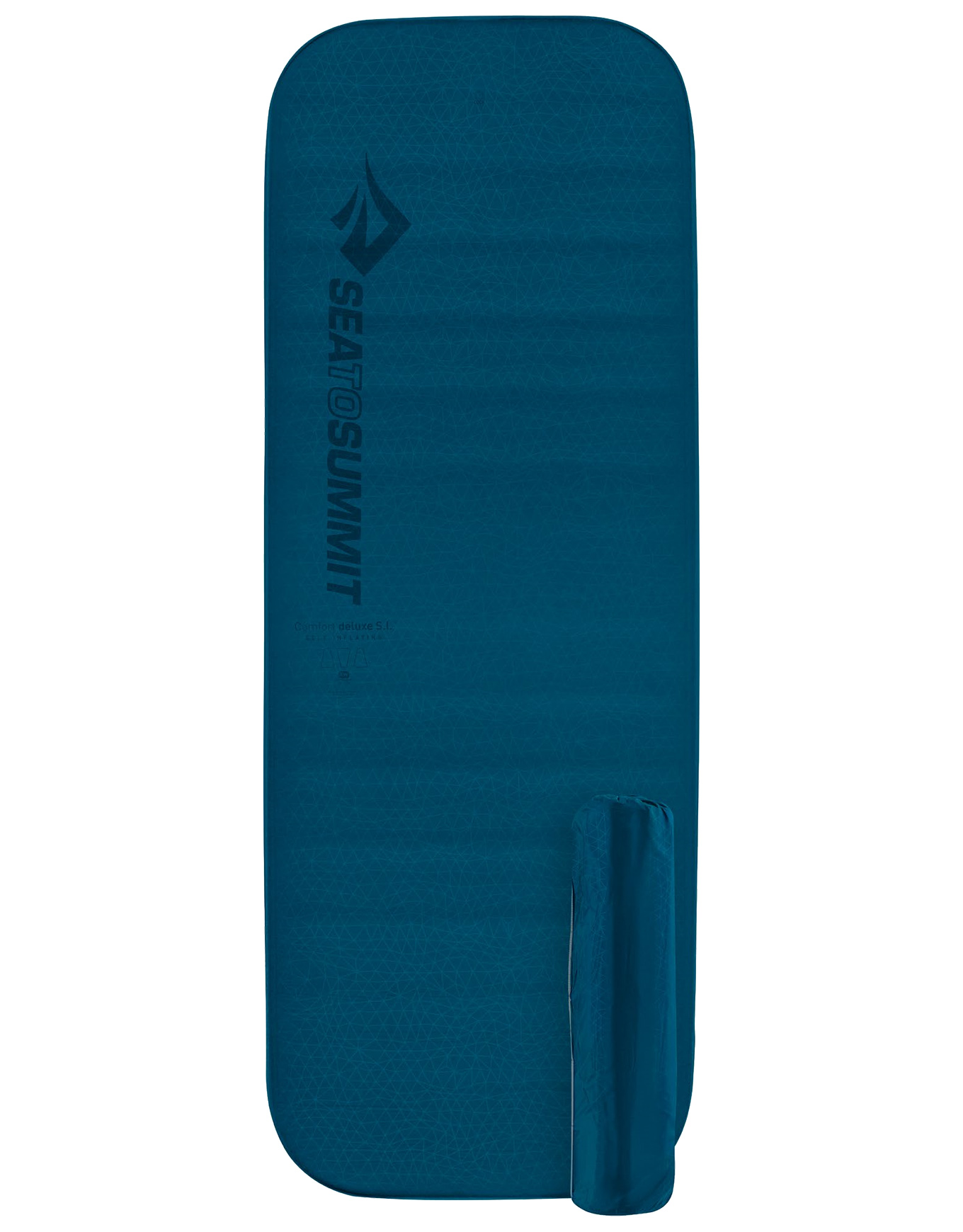 Matelas autogonflant large - Comfort Deluxe Self Inflating Blue - Taille Double - Bleu