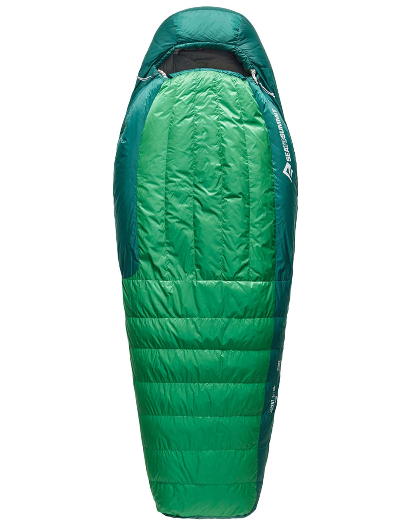 Sac de couchage en duvet naturel - Ascent -1C/30F Down - Taille Long - Vert