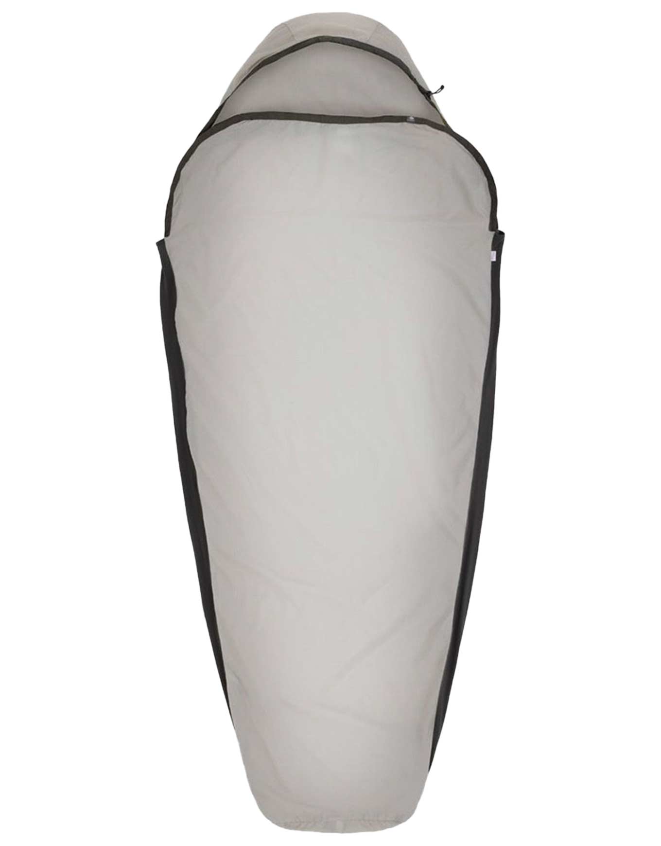 Drap de sac en soie - Silk Blend Sleeping Bag Liner Mummy Compact - Gris